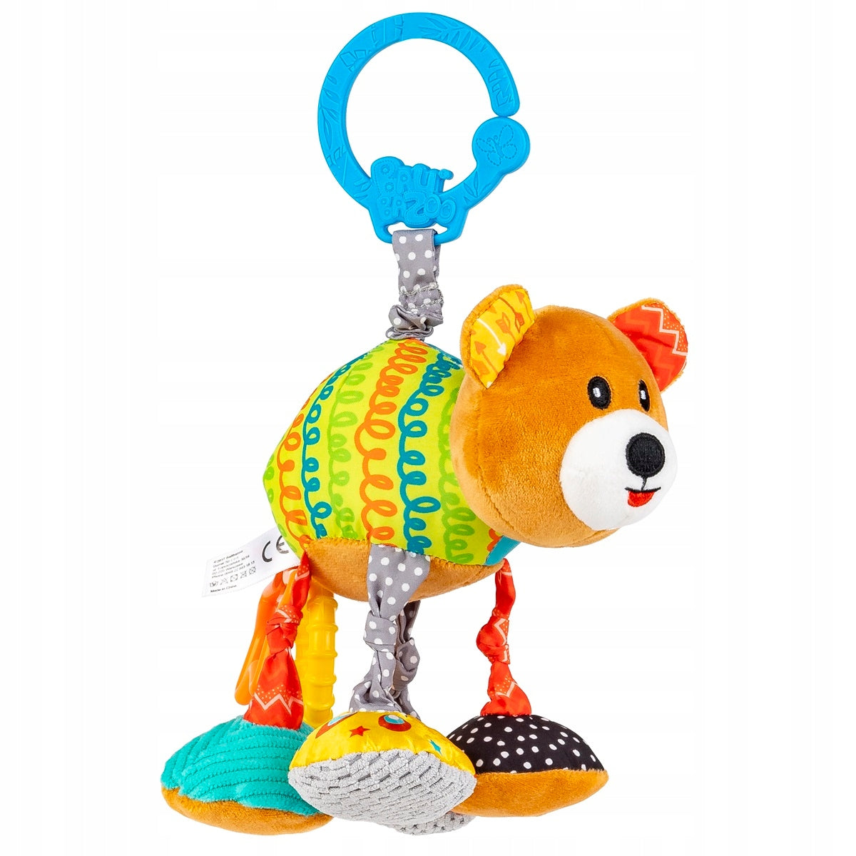 PENDANT COLORFUL BEAR JACUŚ WITH VIBRATION