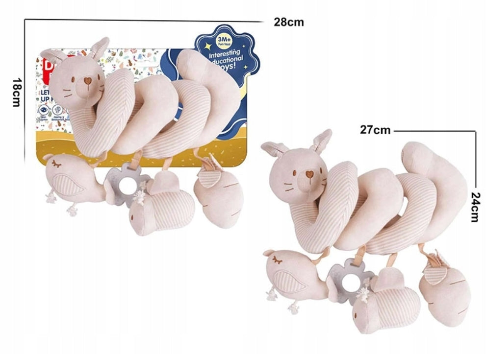 PENDANT Spiral for stroller crib rattle spring pendant infant Kind pendants