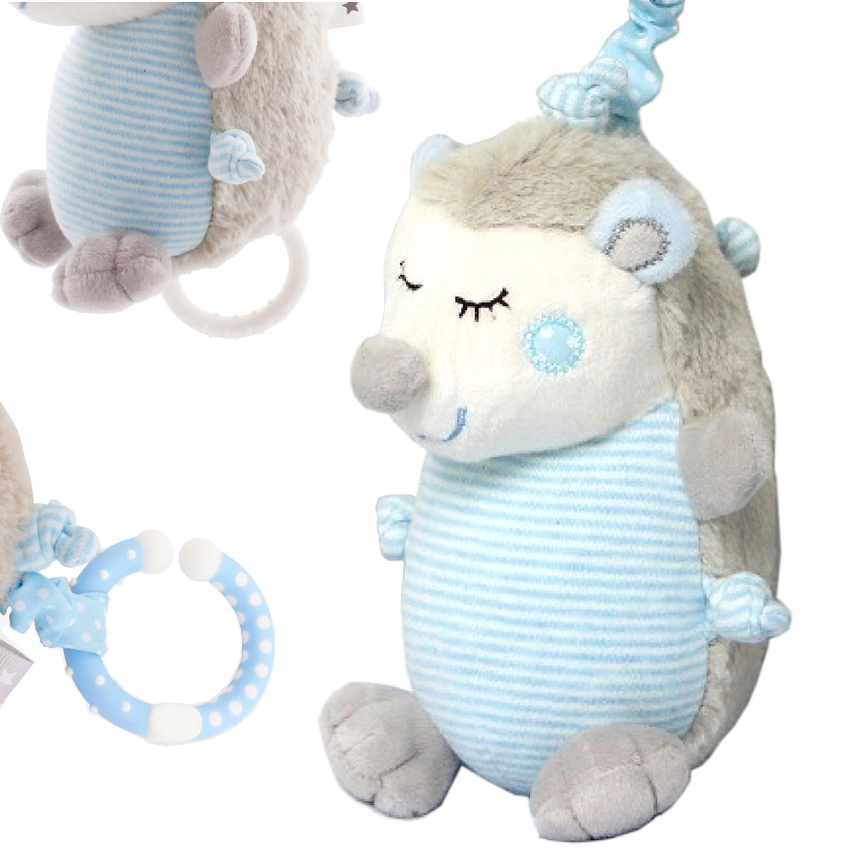 PENDANT WITH MUSIC BOX HEDGEHOG PLUSH TOY