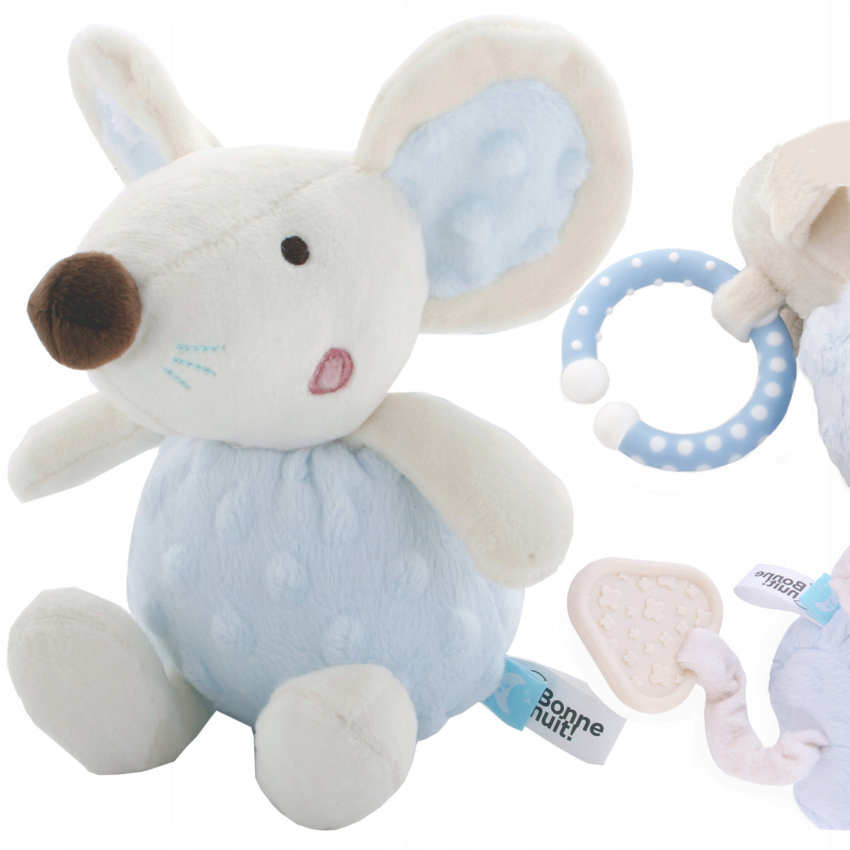 PENDANT WITH MUSIC BOX MOUSE PLUSH TOY