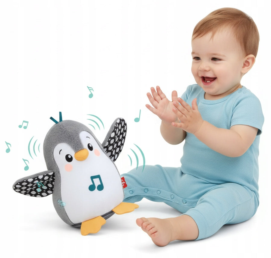 PENGUIN INTERACTIVE TOY FOR A CHILD 2 3 4 5 6 7 8 9 10 MONTHS OLD