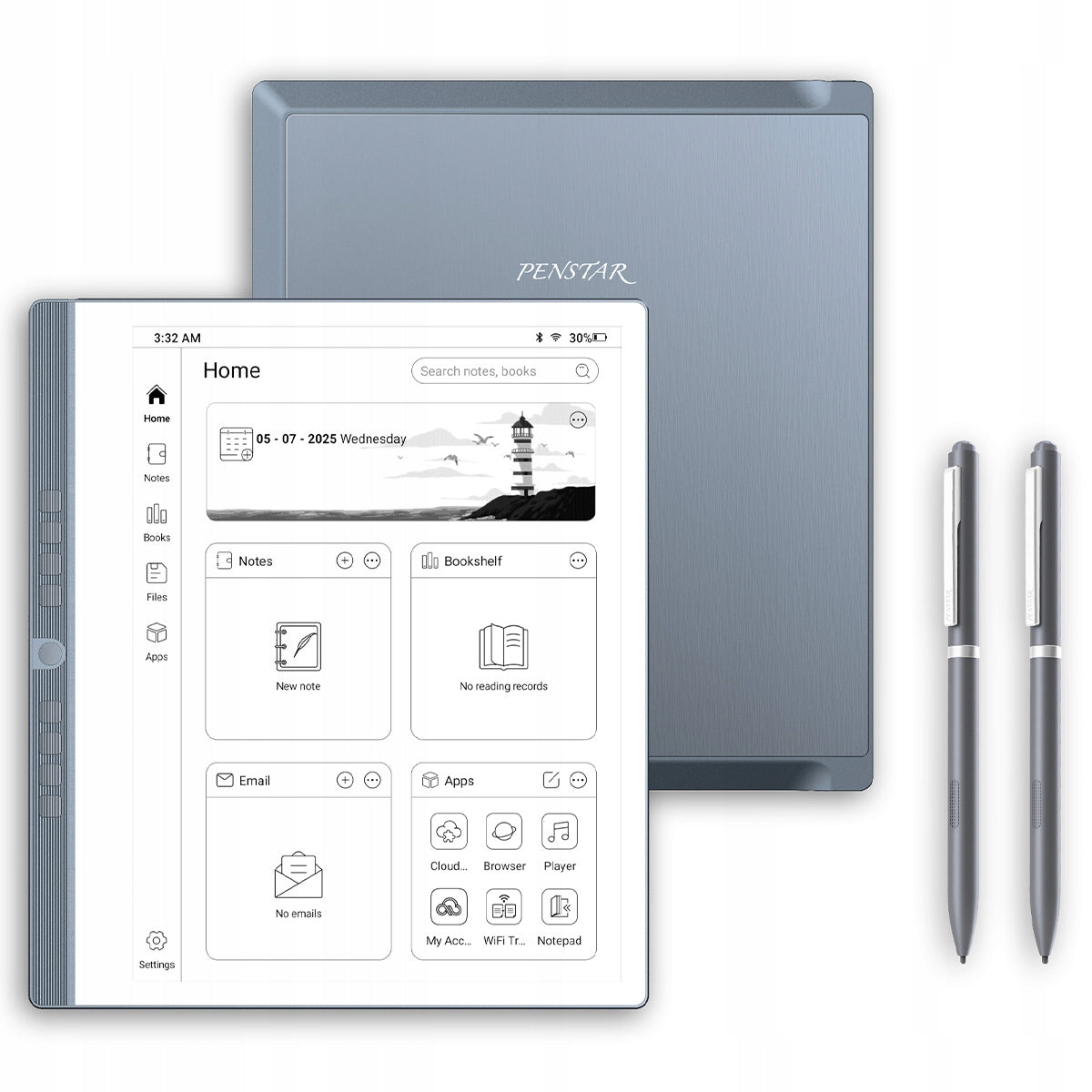PENSTAR e-notepad eNote 2 NOTEBOOK e-book reader with stylus Packaging status original