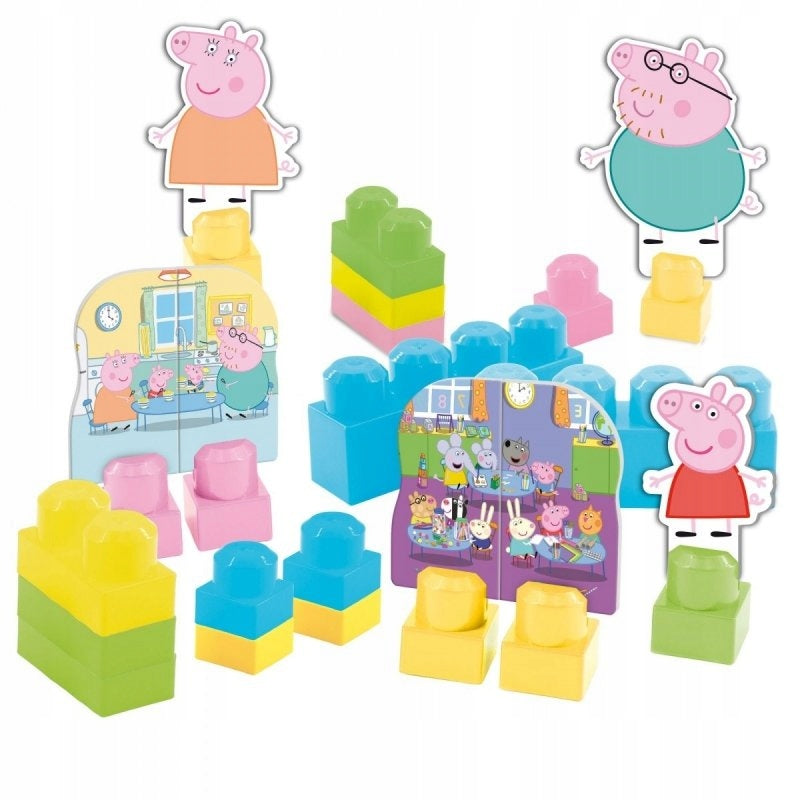 PEPPA PIG Backpack with Building Blocks Color multicolor