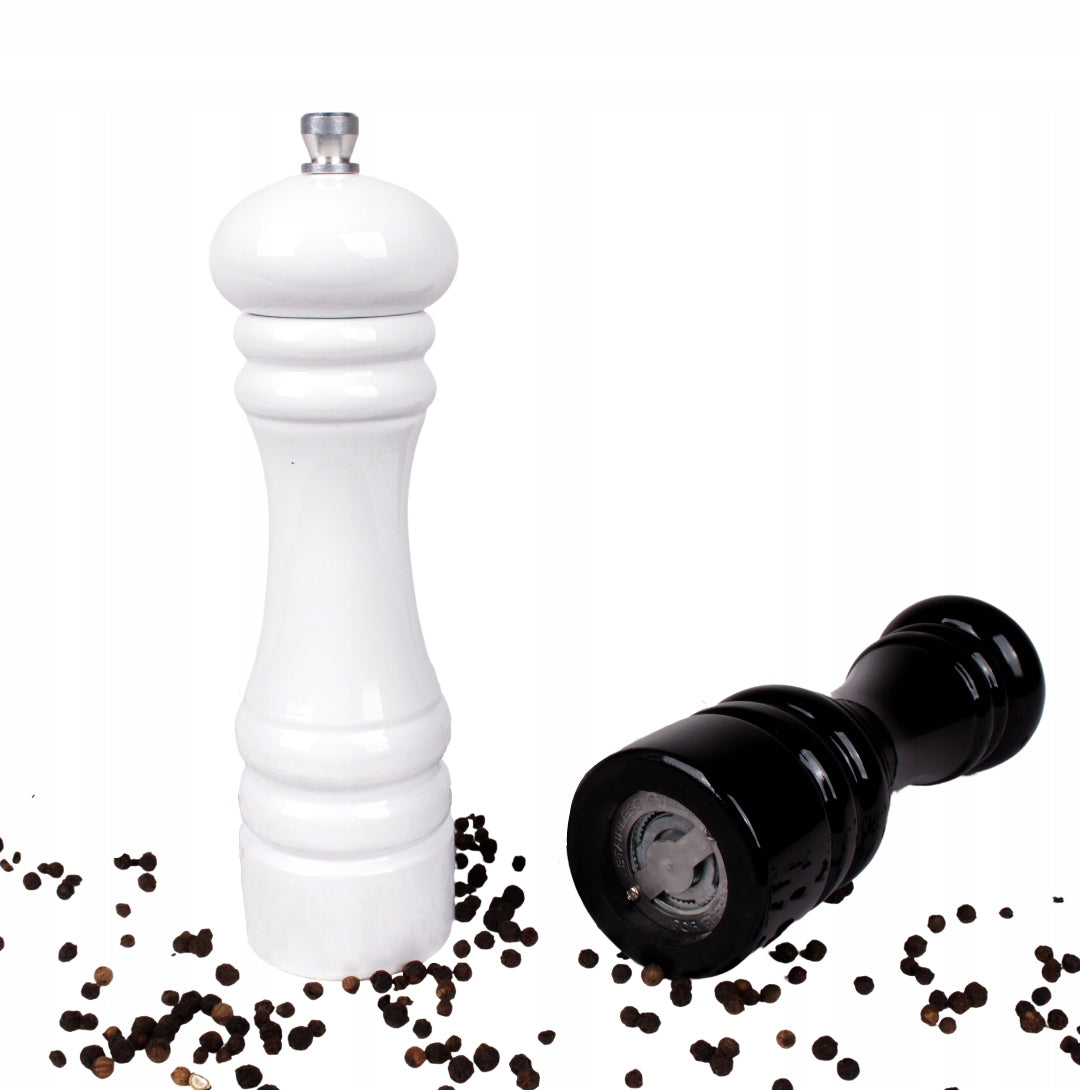 PEPPER AND SPICE SALT GRINDERS WOODEN HANDHELD SET OF 2 EAN (GTIN) 5904538010843