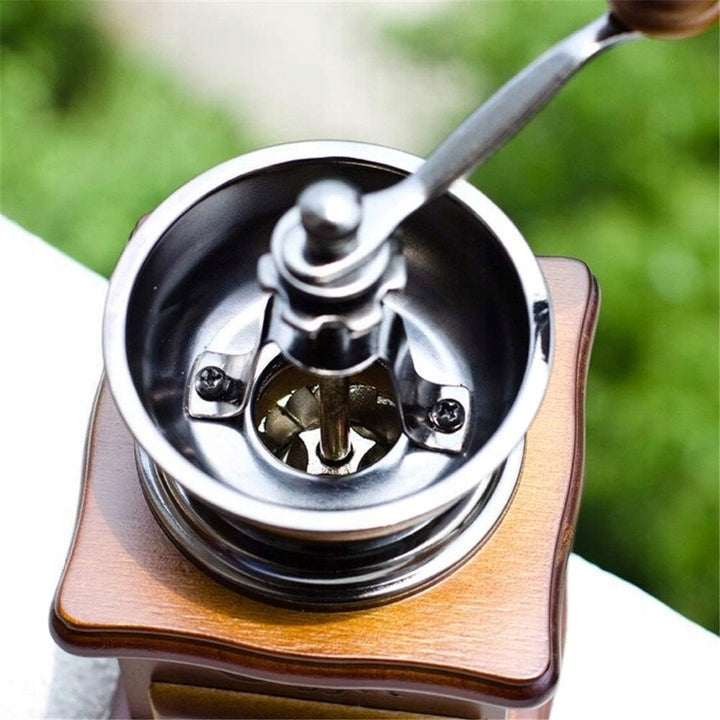 PEPPER COFFEE GRINDER WOODEN HANDHELD TRADITIONAL MORTAR STRONG Manufacturer code KM7018