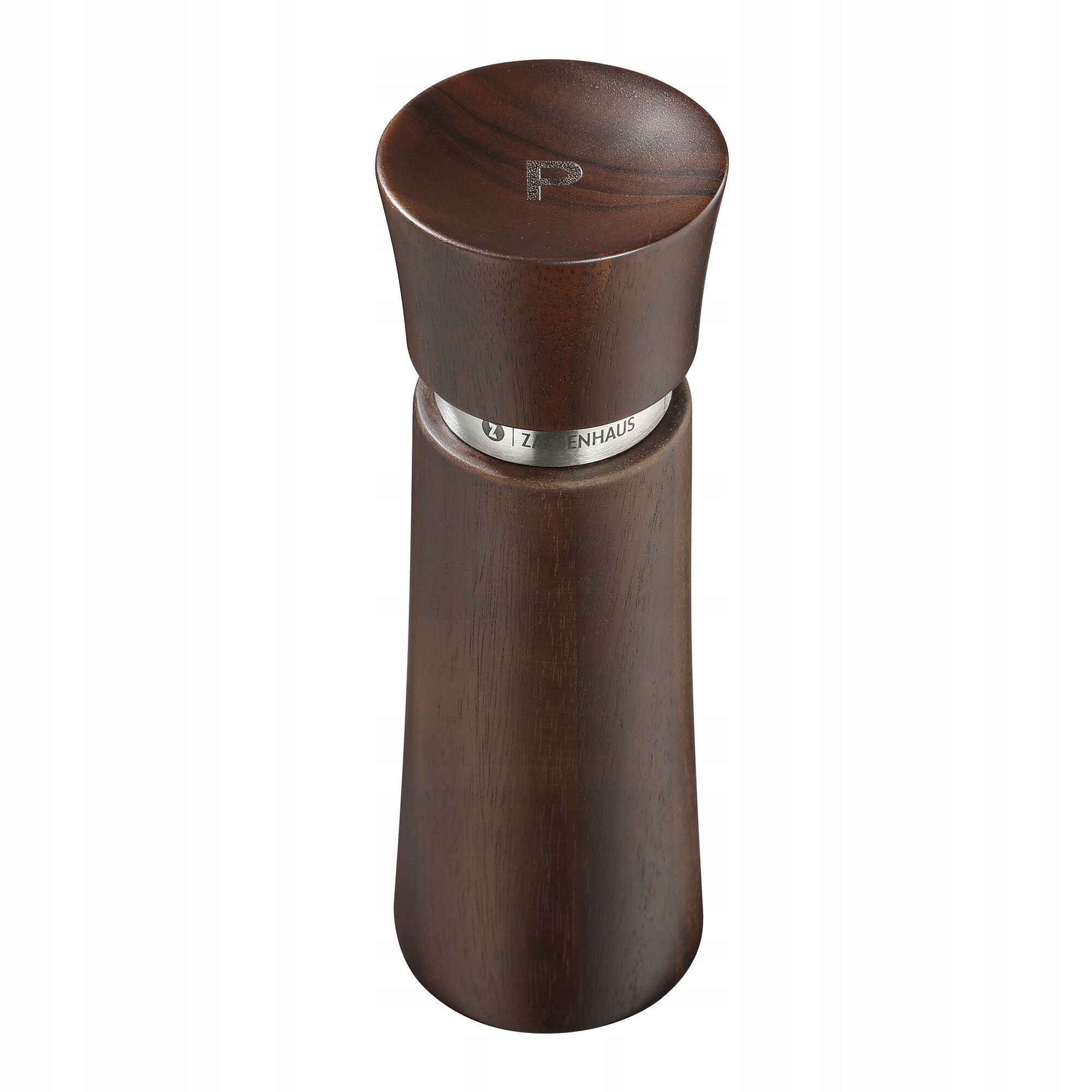 PEPPER GRINDER Manual 17 cm Zassenhaus Acacia Grinding Adjustment Brand Zassenhaus