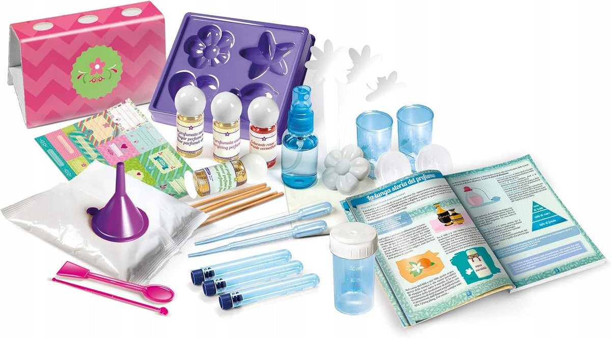 PERFUME LABORATORY DIY SET LEARNING FUN FOR CHILDREN CLEMENTONI Manufacturer code ZESTAW KREATYWNY DLA DZIECI