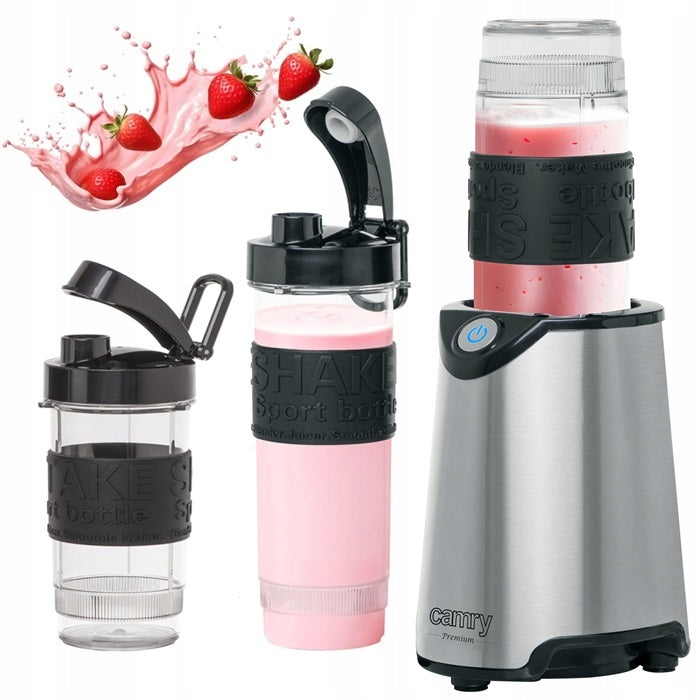 PERSONAL CUP BLENDER FOR SMOOTHIE COCKTAILS 2 WATER BOTTLES CRUSH ICE Brand Camry
