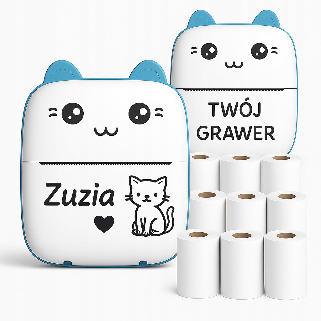 PERSONALIZED Thermal Printer PRINTING 11 ROLLS Instant Camera