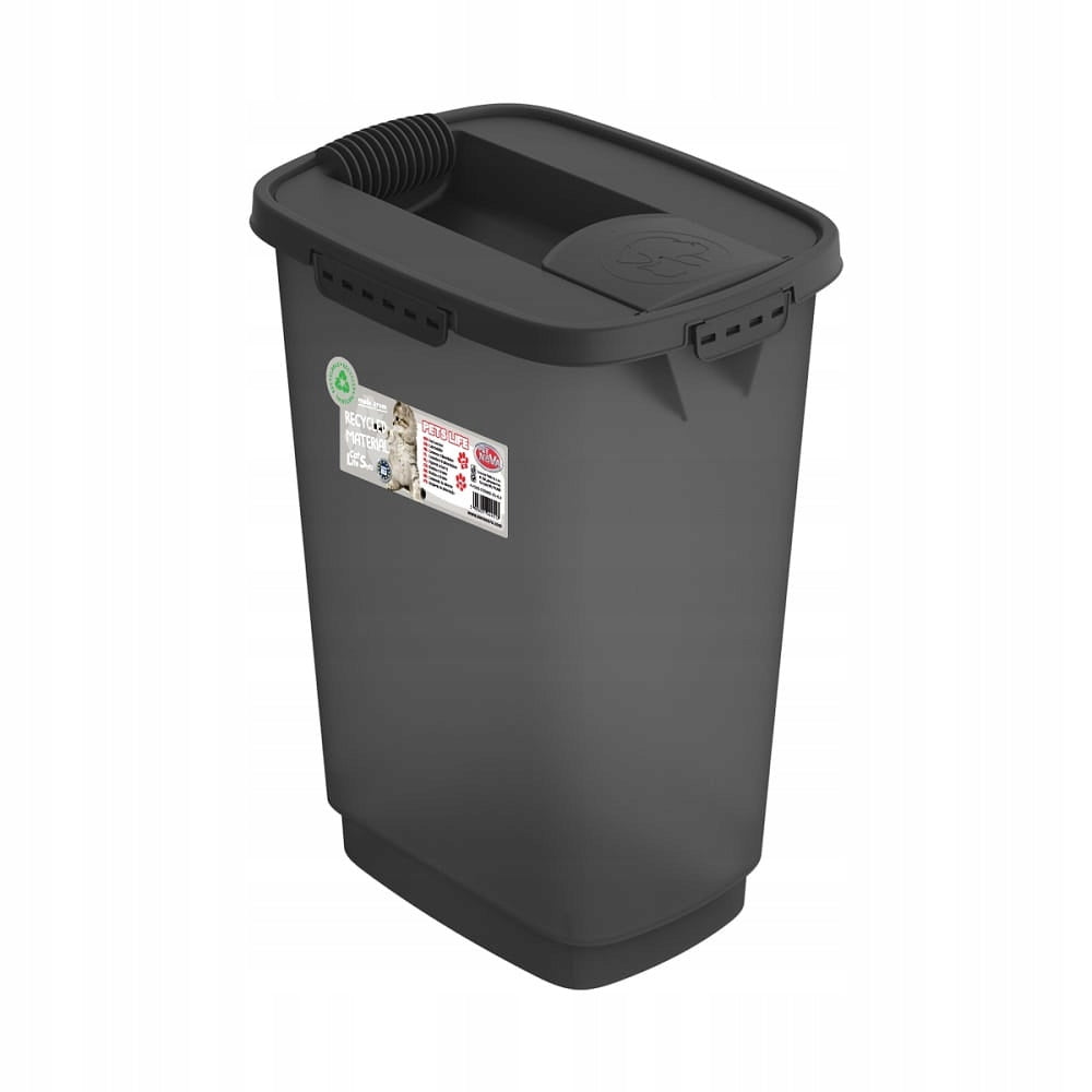 PET NOVA dry food container 25L - sealed plastic with lid