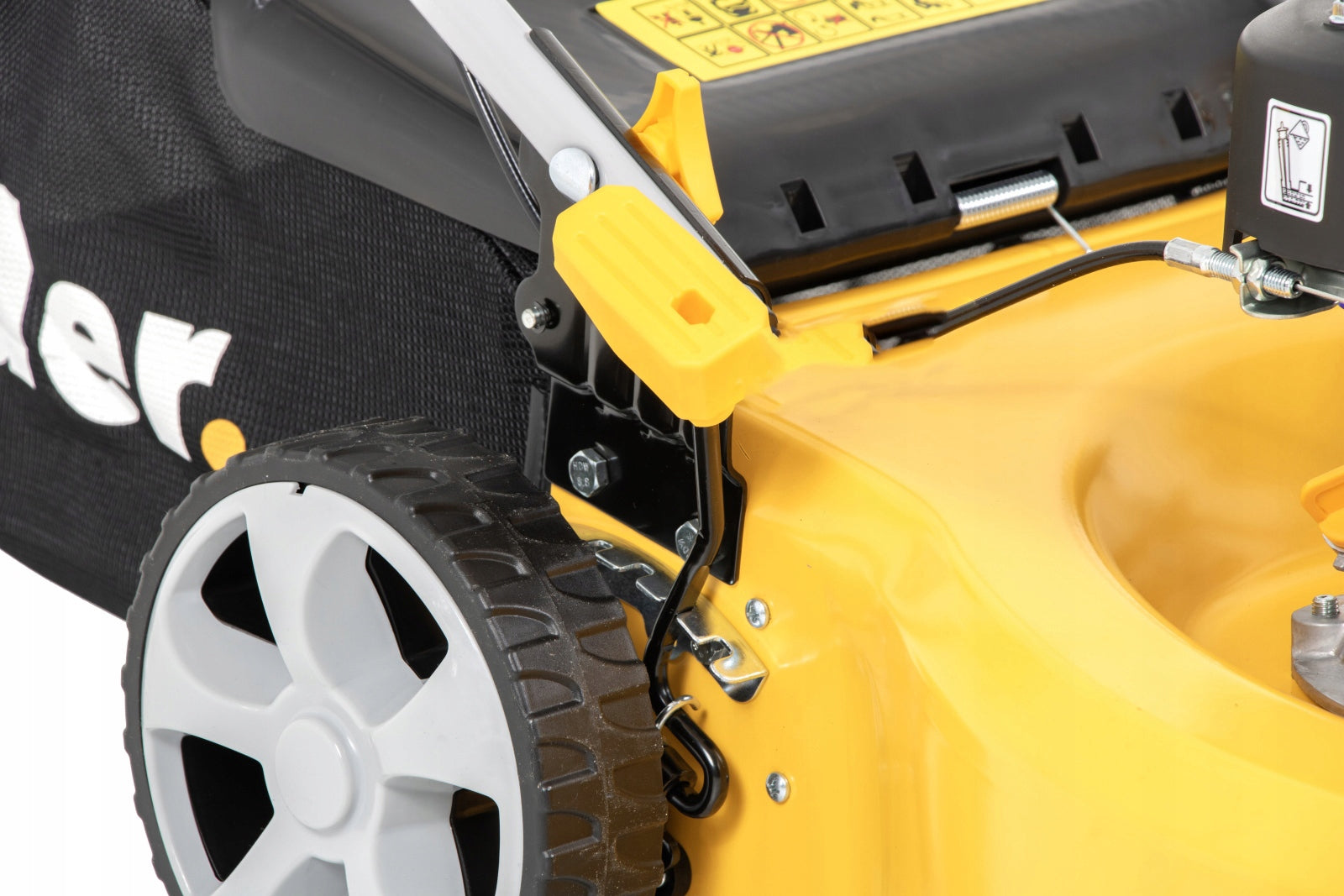 PETROL MOWER LUX POWERFUL WITHOUT DRIVE FULL LIGHT 8.0 KM STRONG BASKET XXL Model SH46P139L