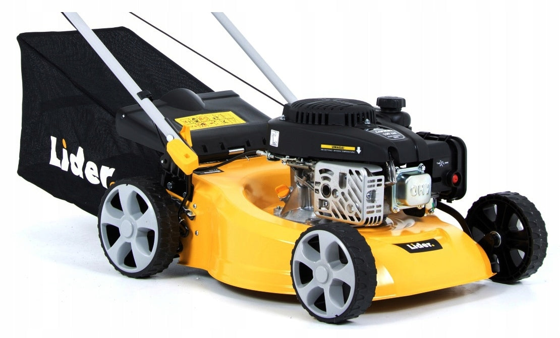 PETROL MOWER LUX POWERFUL WITHOUT DRIVE FULL LIGHT 8.0 KM STRONG BASKET XXL Mowing width 46 cm