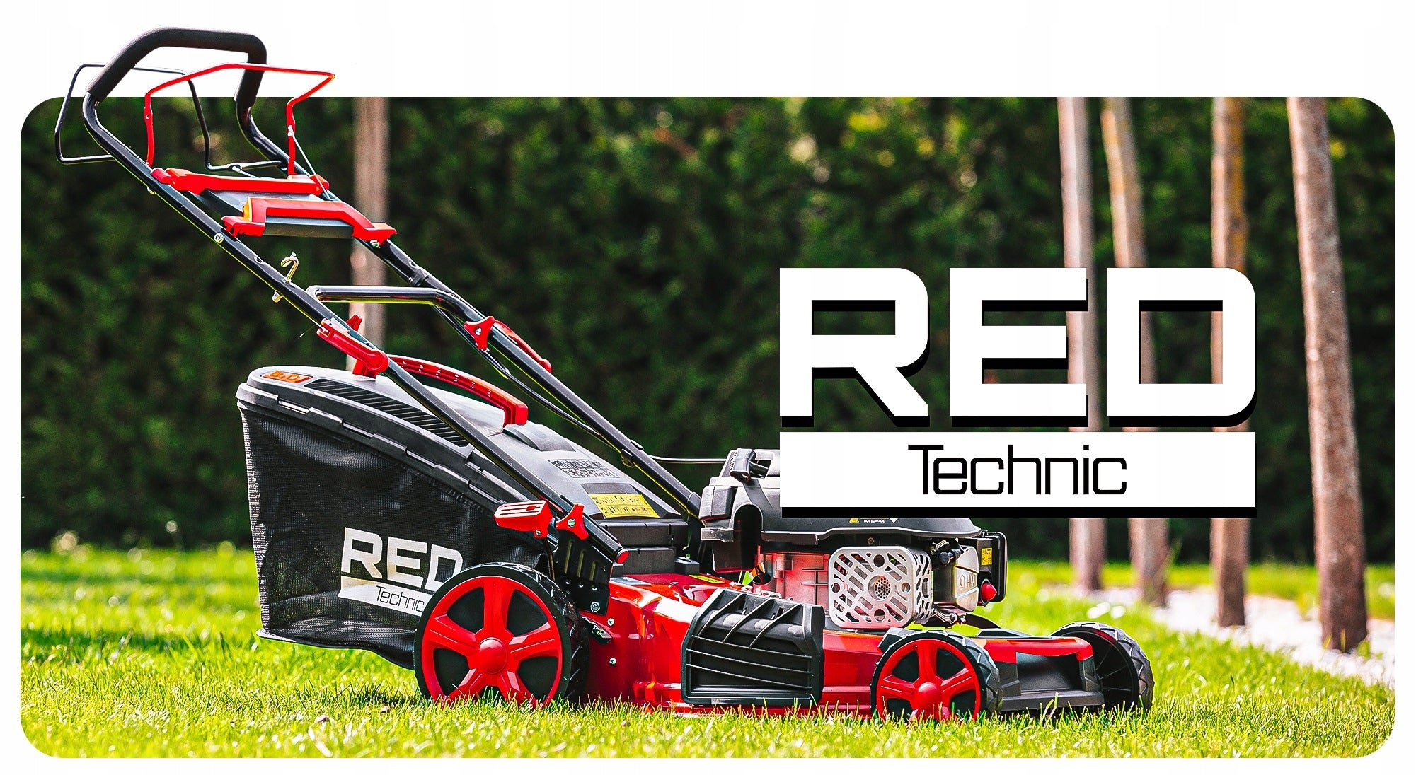PETROL MOWER WITH DRIVE 7KM STRONG 51CM 8IN1 BASKET 60L + 2X KNIFE + 2X OIL Packaging status original
