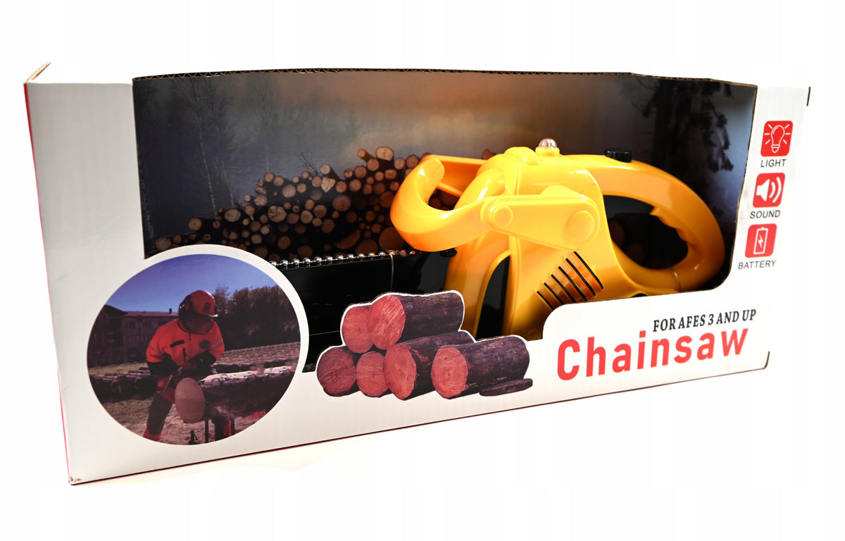 PETROL SAW FOR CHILDREN MOVABLE CHAIN SAFE BATTERY-OPERATED TOY Brand Midex