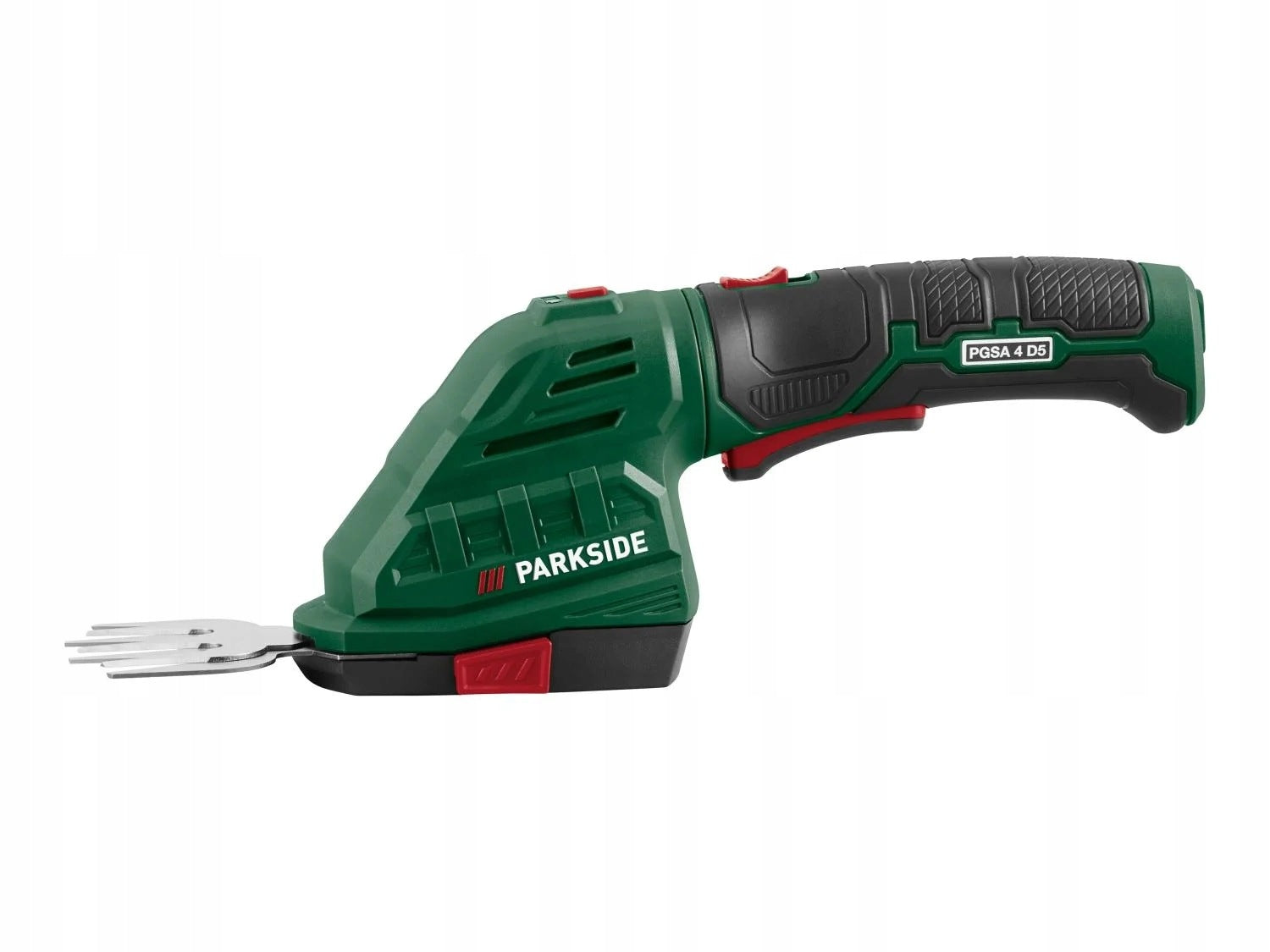 PGSA 4 D5 CORDLESS GRASS AND SHRUB SHEARS WITH RECHARGEABLE BATTERY Manufacturer code elektryczne nożyce