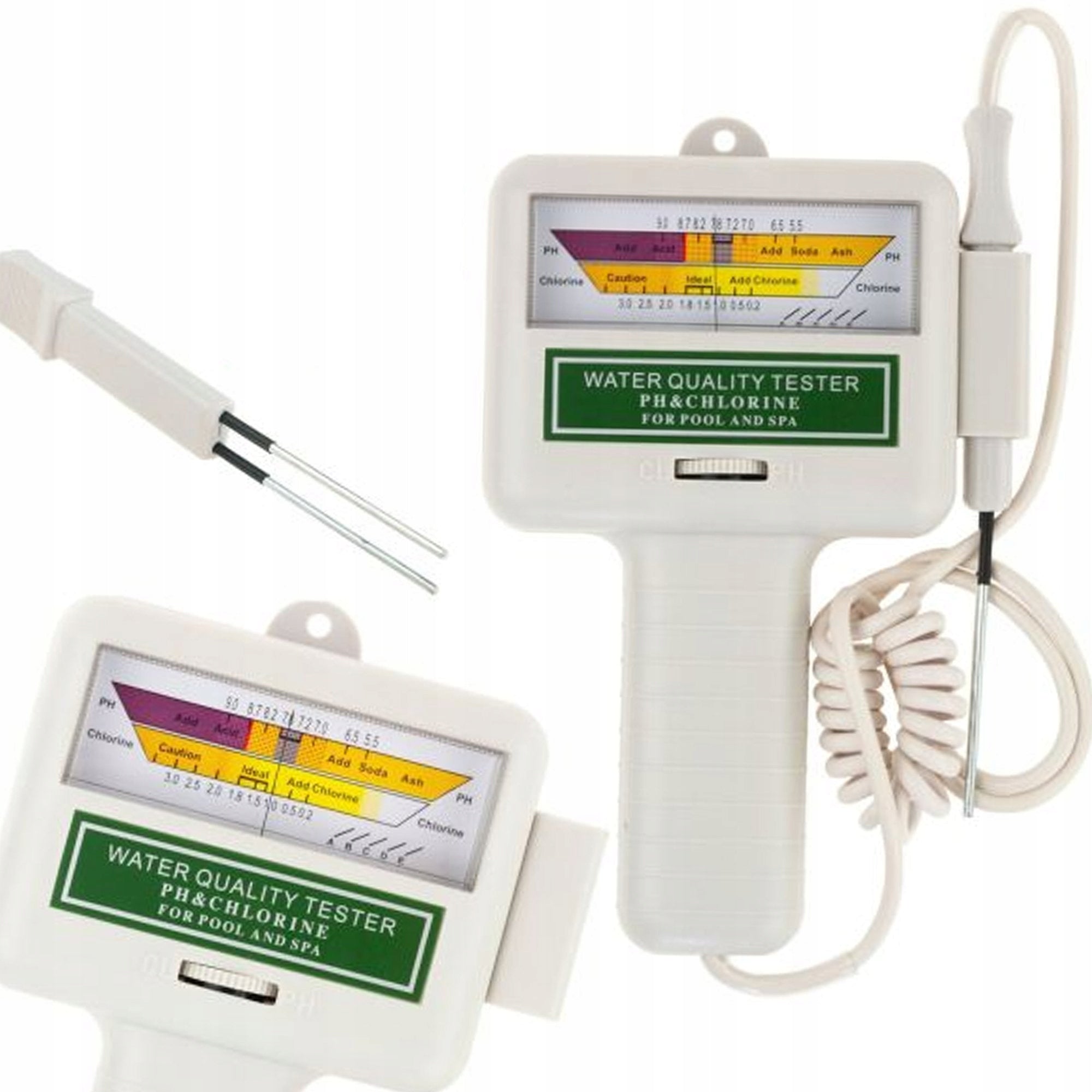 PH LEVEL POOL TESTER METER AND CHLORINE CONTENT JACUZZI WATER TEST
