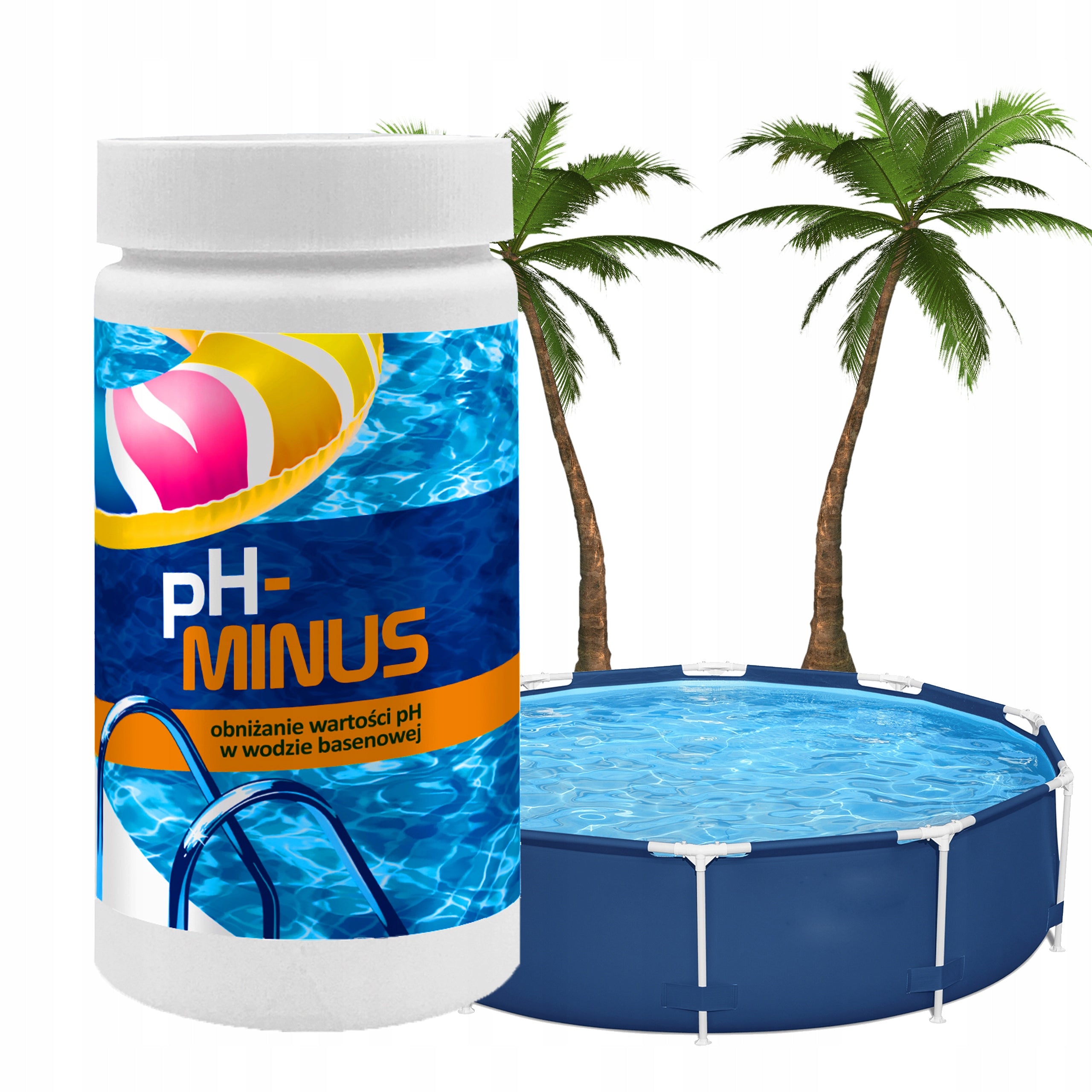 PH- MINUS FOR SWIMMING POOL GRANULES WATER CONTROL POOL CHEMISTRY GAMIX 1,5 KG Packaging status original