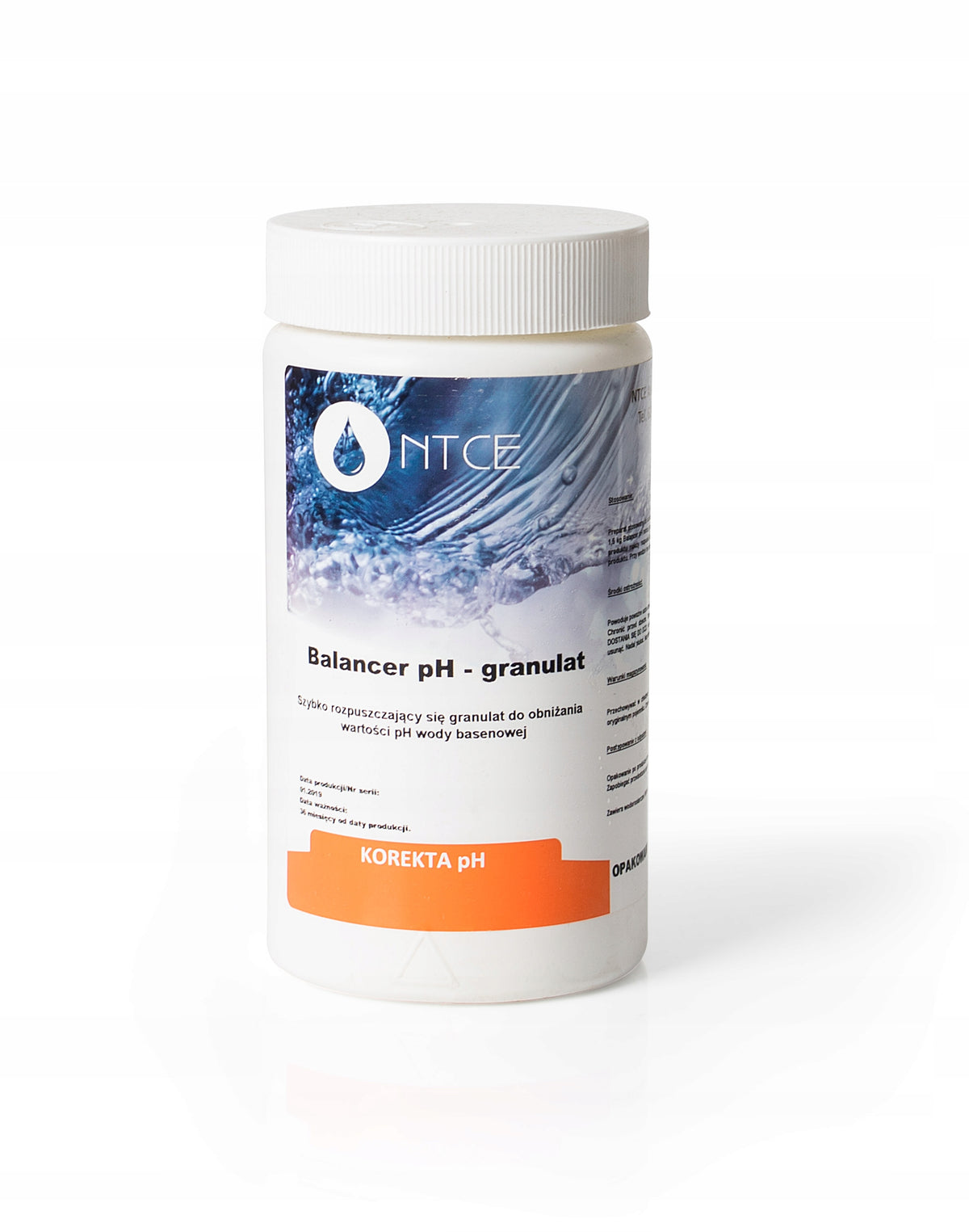 PH MINUS pH- Regulator Chemistry Lowering Ph Water Swimming Pool Jacuzzi NTCE 1,5 kg Manufacturer code 42342475148114550