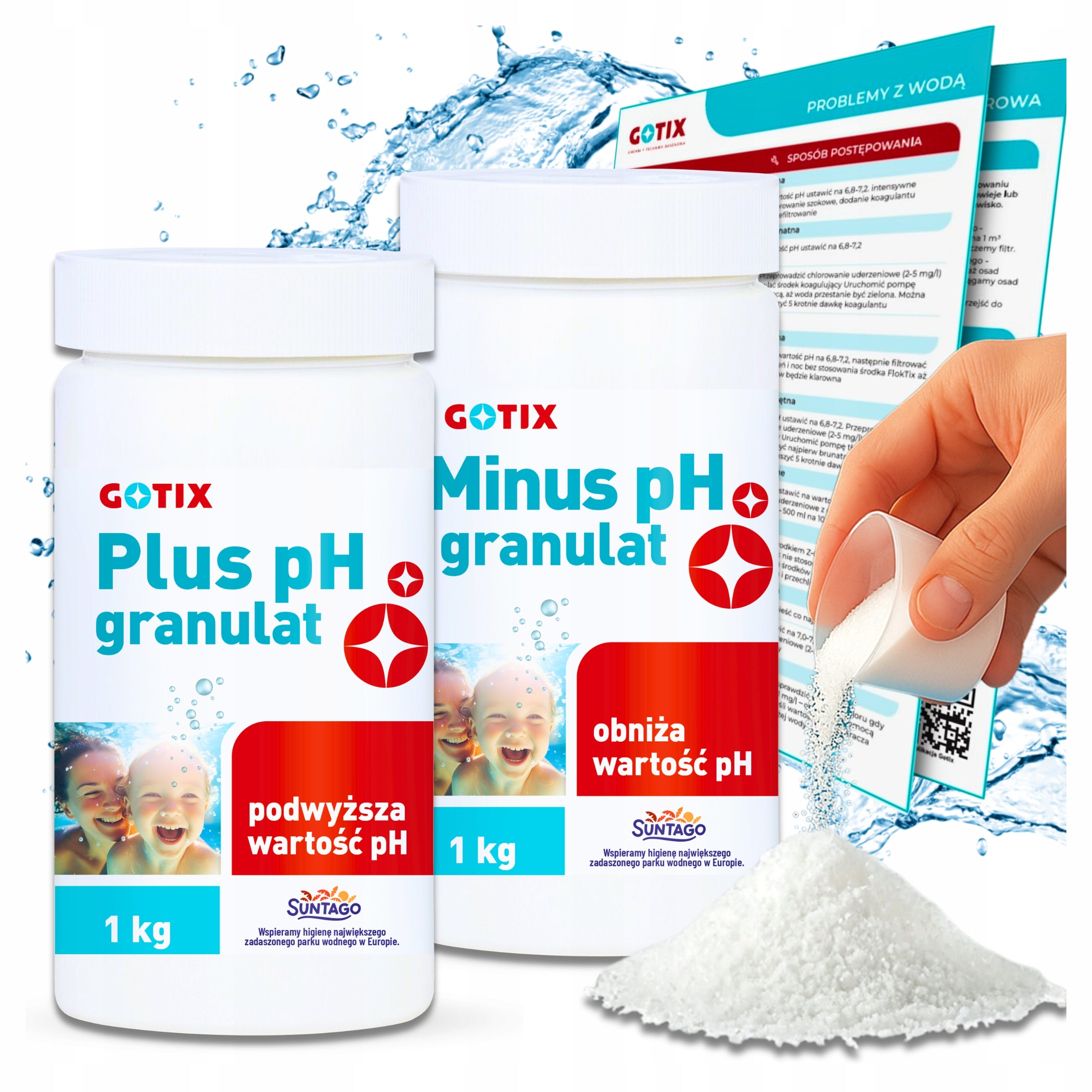 PH PLUS PH MINUS Pool Water PH Adjustment Kit Pool Chemistry