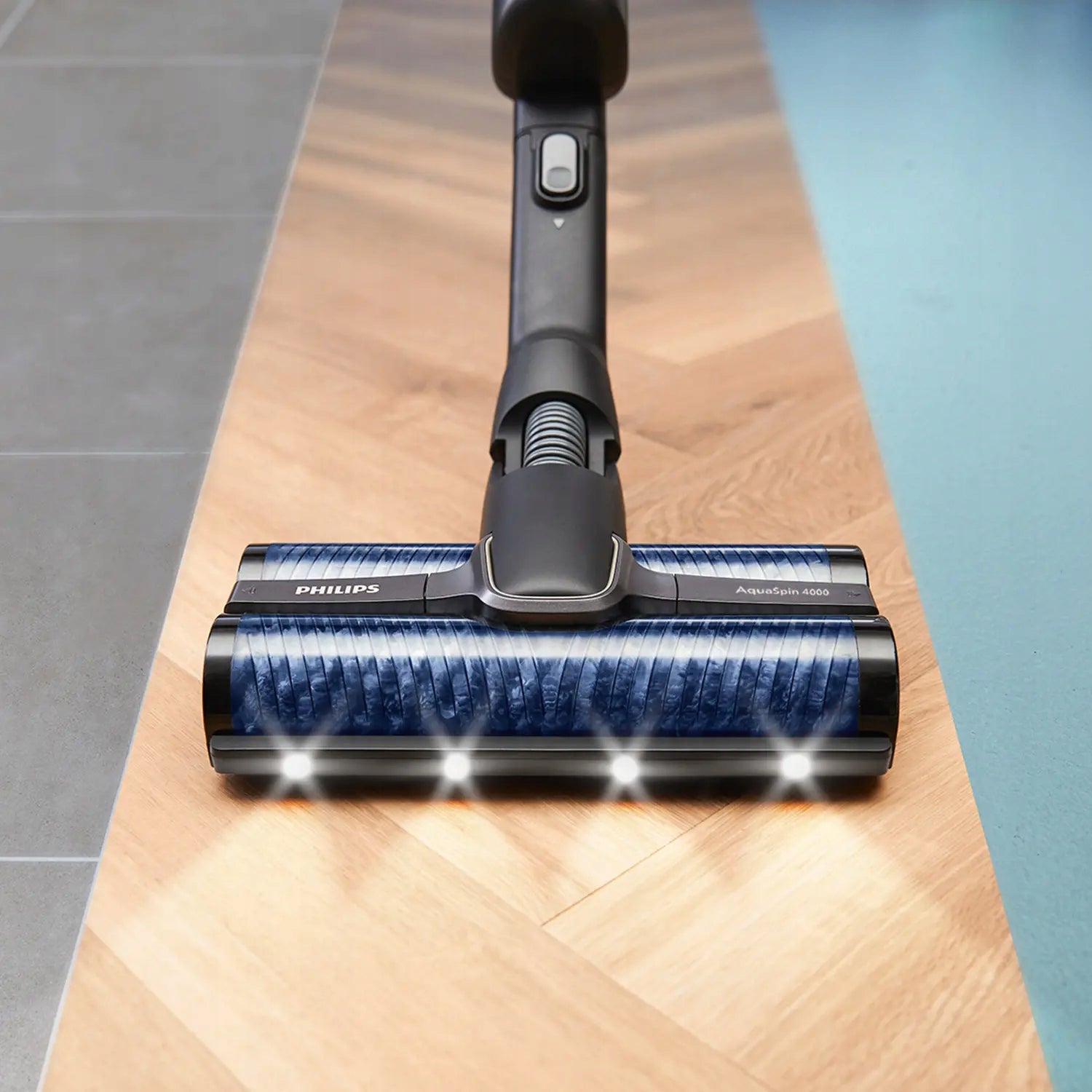 PHILIPS AquaTrio XW9465/11 cordless vacuum cleaner with active cleaning function Power supply rechargeable battery