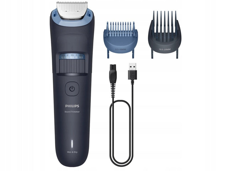 PHILIPS Beardtrimmer 3000 BT3665/15 Dominant color silver/gray