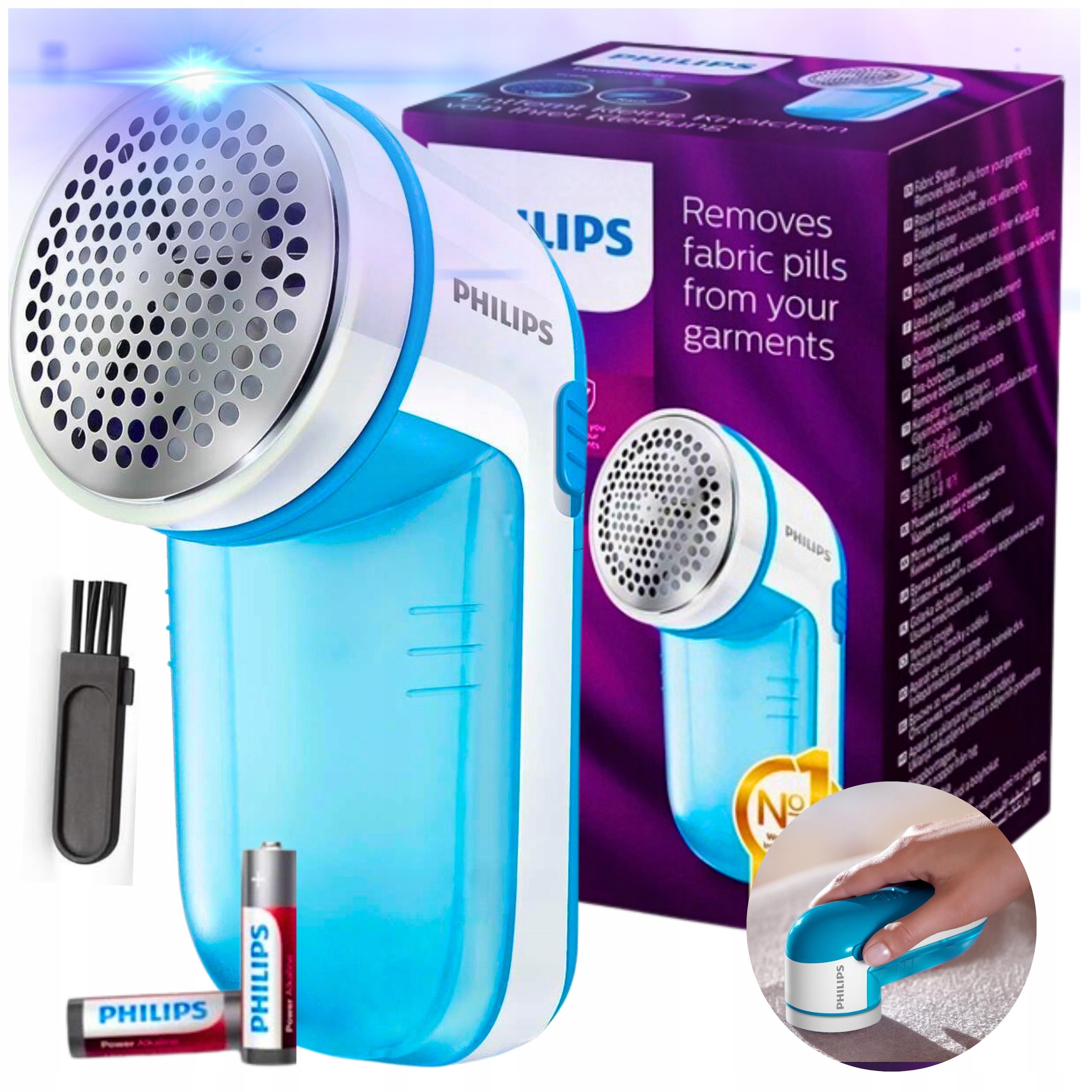PHILIPS GC026/00 CLOTHES SHAVER – EFFECTIVE REMOVAL OF PILLING!