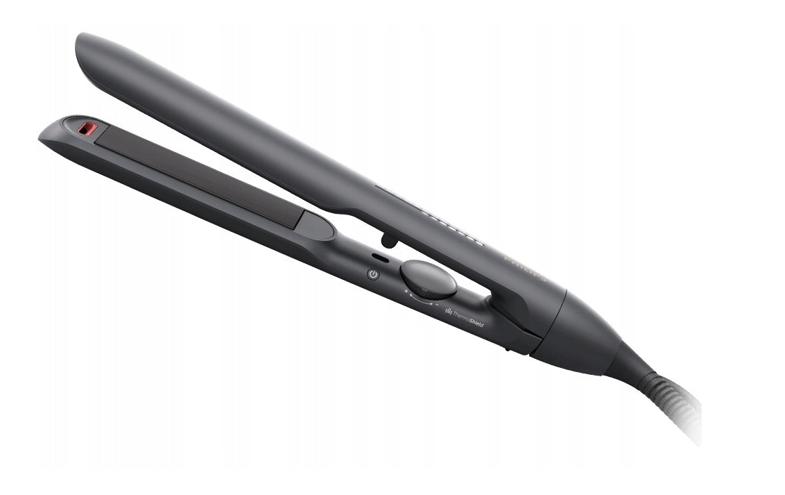 PHILIPS Hair Straightener 50W Black Ceramic Ionization Black!! Manufacturer code PROSTOWNICA z etui żaroodpornym JONIZUJĄCA