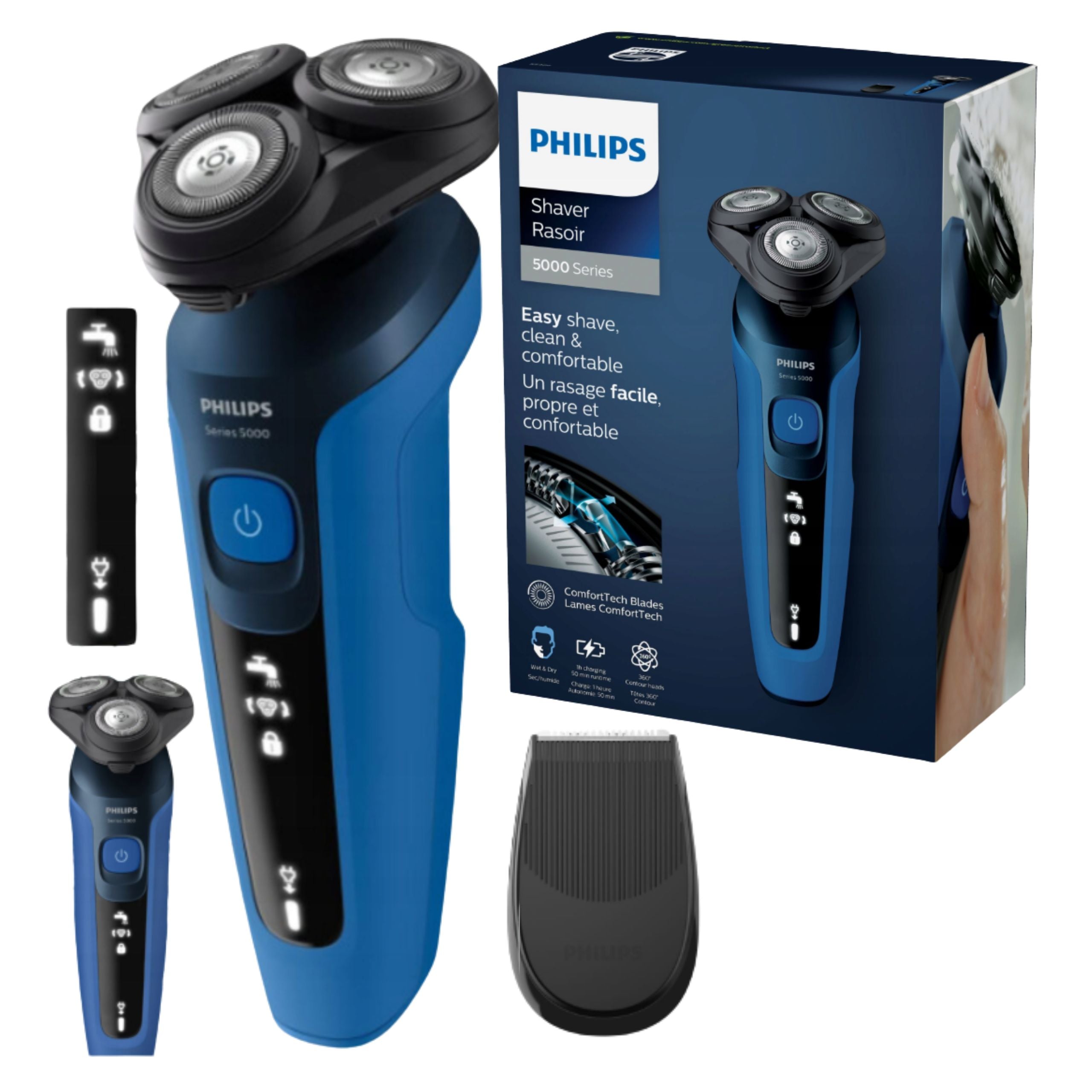 PHILIPS MEN'S BEARD SHAVER ELECTRIC HEAD SELF SHARPENING BLADES