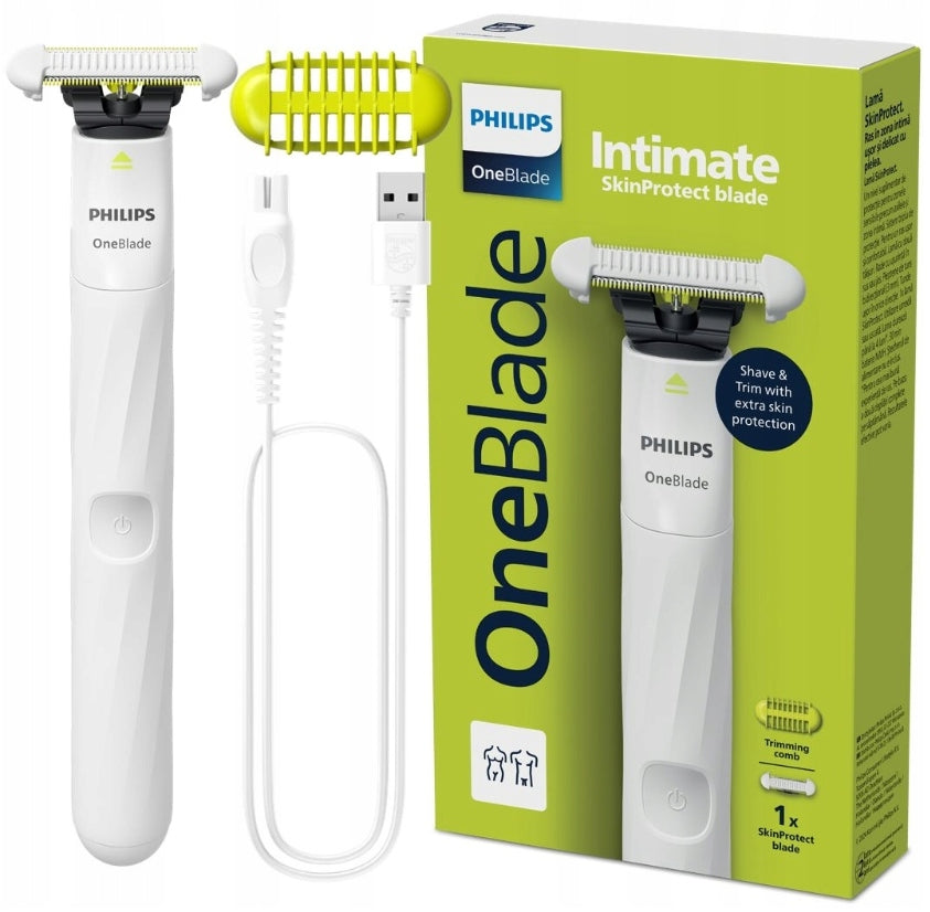 PHILIPS ONEBLADE INTIMATE BODY SHAVER BIKINI HAIR FOR WOMEN QP1924