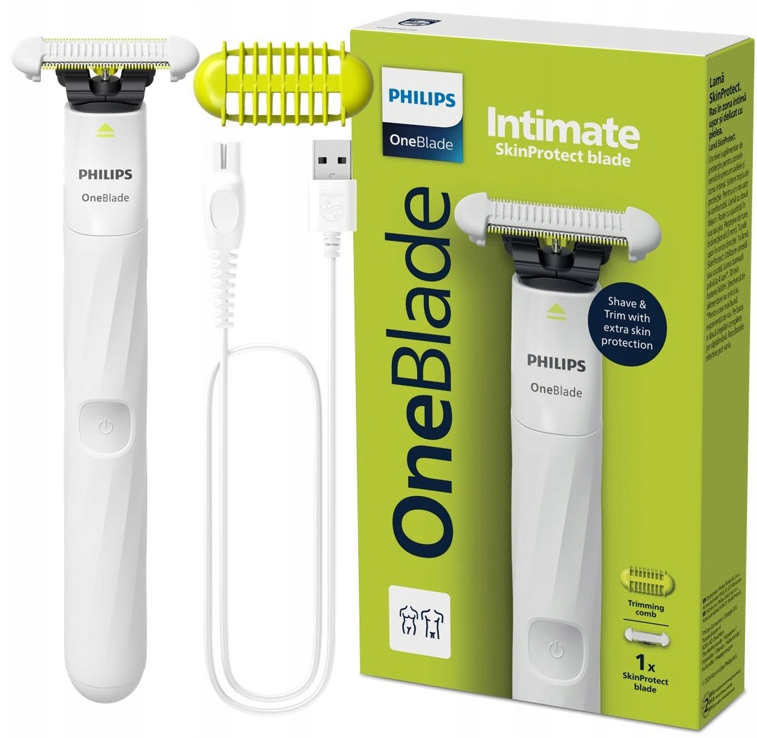PHILIPS ONEBLADE INTIMATE SHAVER FOR BODY HAIR BIKINI TRIMMER