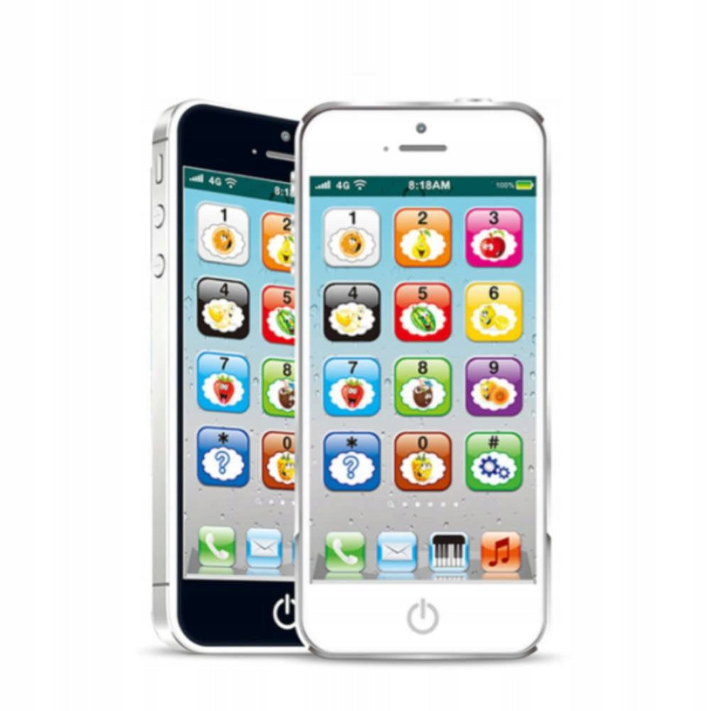 PHONE EDUCATIONAL CELL INTERACTIVE SMARTPHONE WHITE FOR CHILDREN