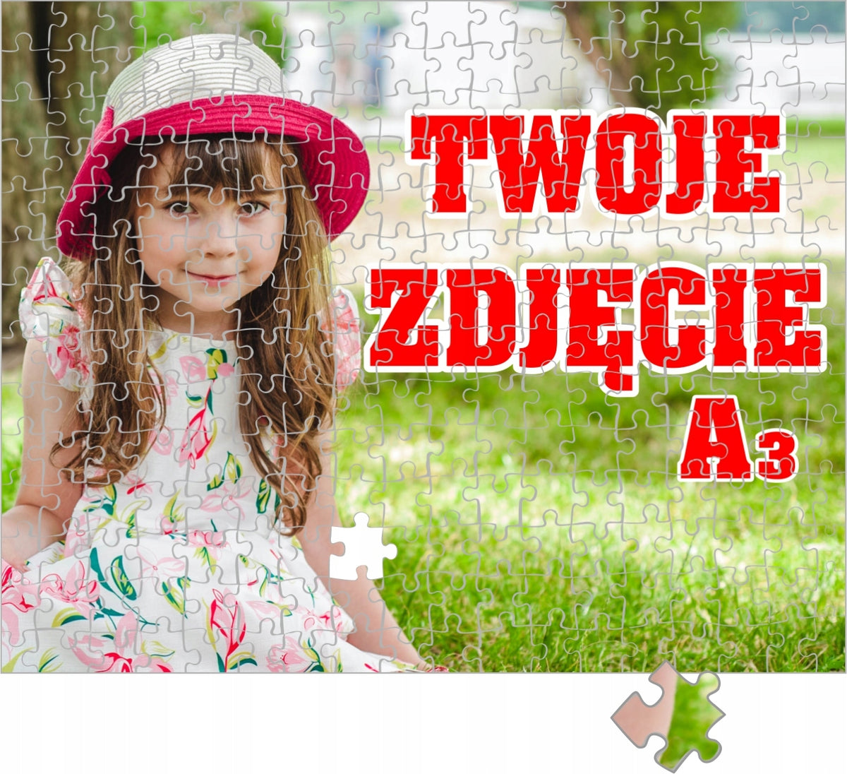 PHOTO PUZZLE LARGE 252 el WITH YOUR OWN PHOTO PRINT PICTURE FOR GIFT