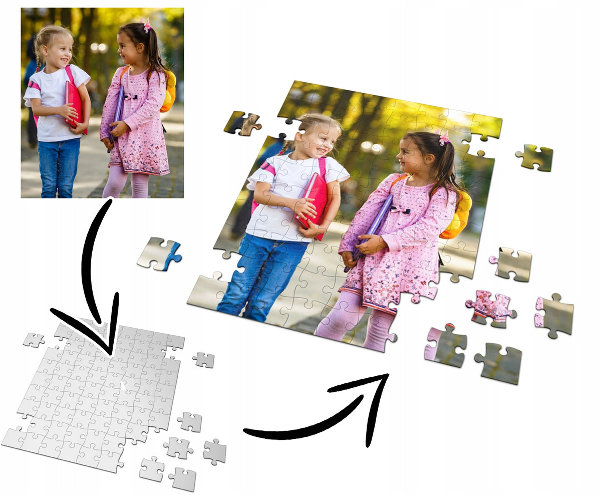 PHOTO PUZZLE WITH YOUR OWN PHOTO PRINT GRAPHIC TEXT - 35 ELEMENTS Brand no brand