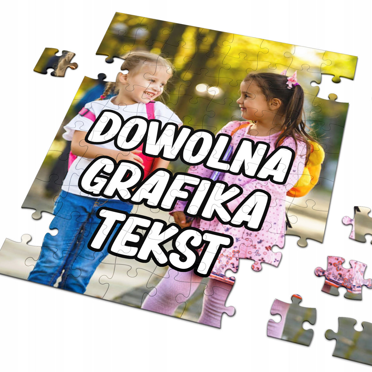 PHOTO PUZZLE WITH YOUR OWN PHOTO PRINT GRAPHIC TEXT - 35 ELEMENTS