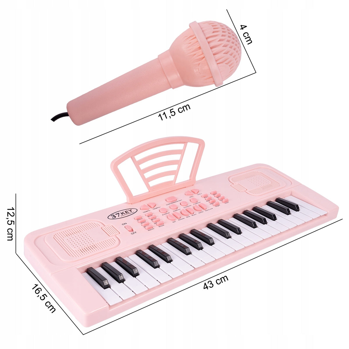 PIANO for children electronic ORGANS KEYBOARD PIANO + MICROPHONE Kind organ