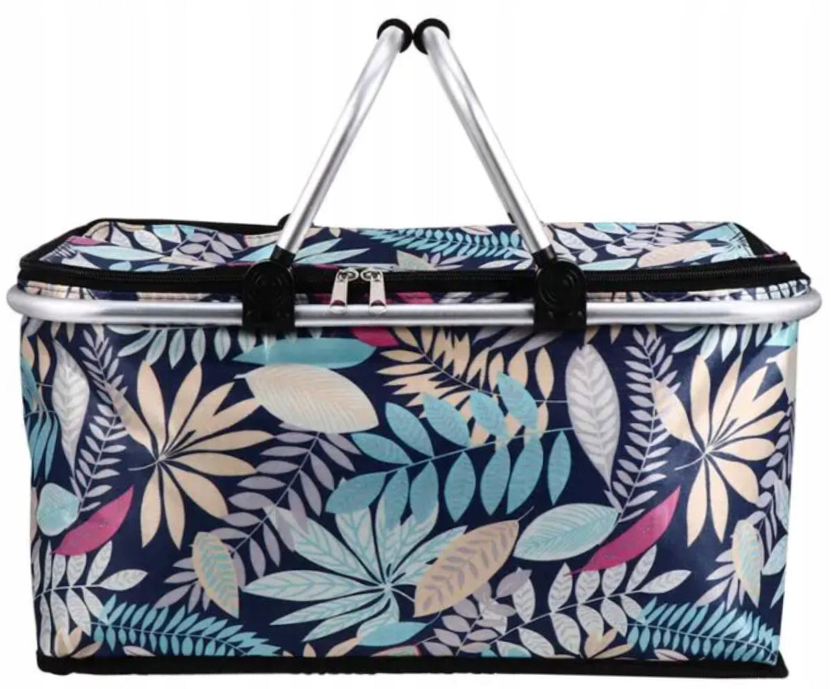 PICNIC BASKET THERMAL BASKET FOR PICNIC SHOPPING FOLDING BAG LARGE Brand no brand