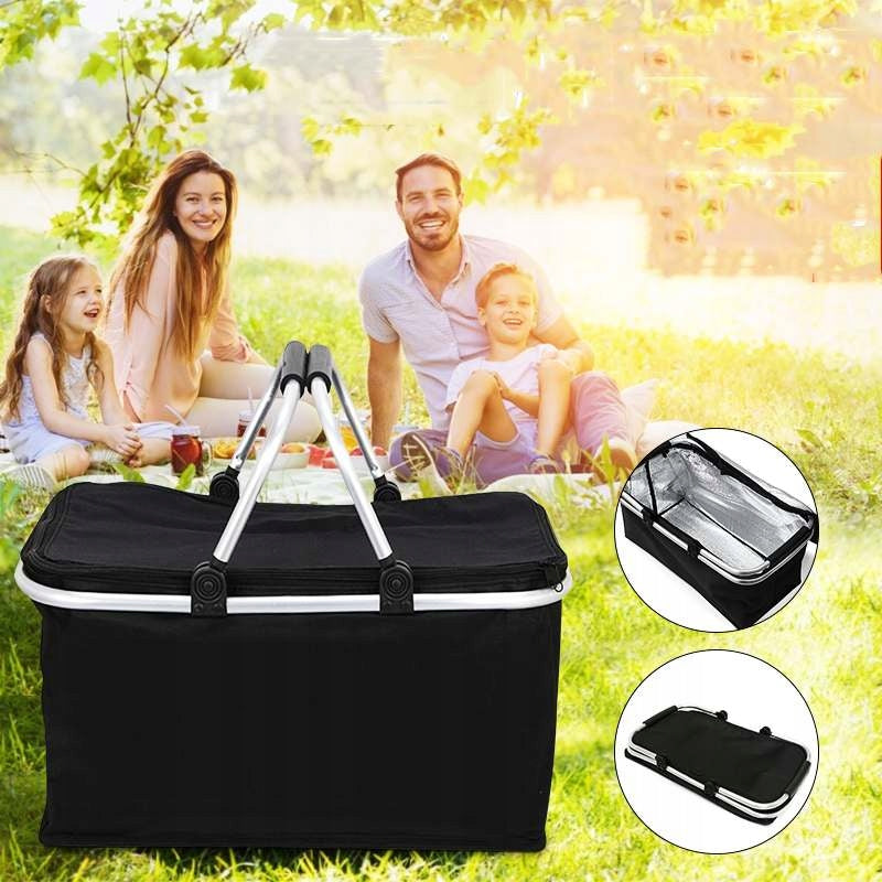 PICNIC BASKET THERMAL FOLDING SHOPPING BASKET + 2 COOLING INSERTS Manufacturer code 1561PC