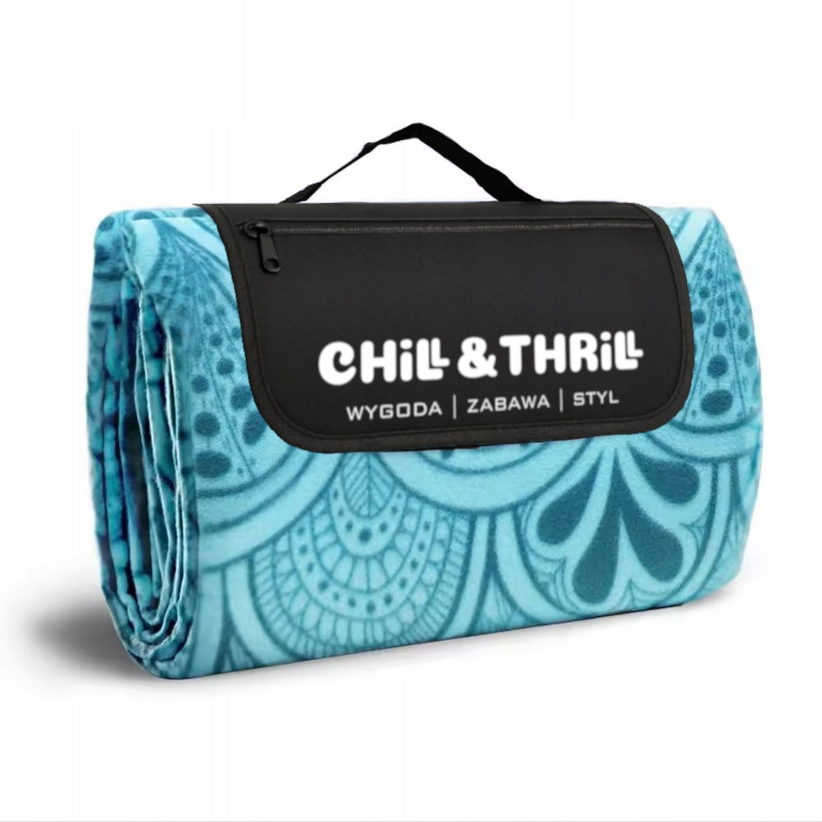 PICNIC BLANKET 200x200 FOLDING FOR GRASS HIKING POCKET Chill&Thrill Manufacturer code MATA_BB