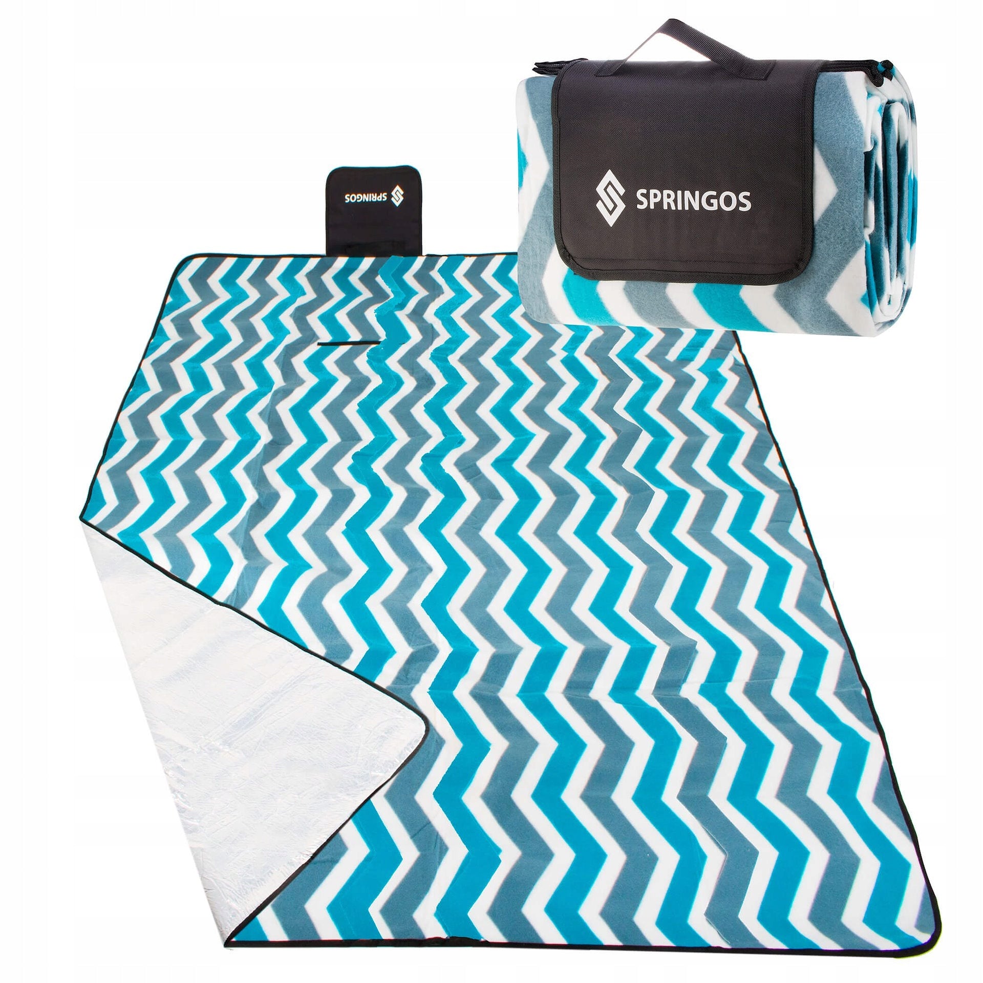 PICNIC BLANKET BEACH CAMPING 200x160cm MAT BEACH INSULATION FLEECE WATERPROOF Packaging status original