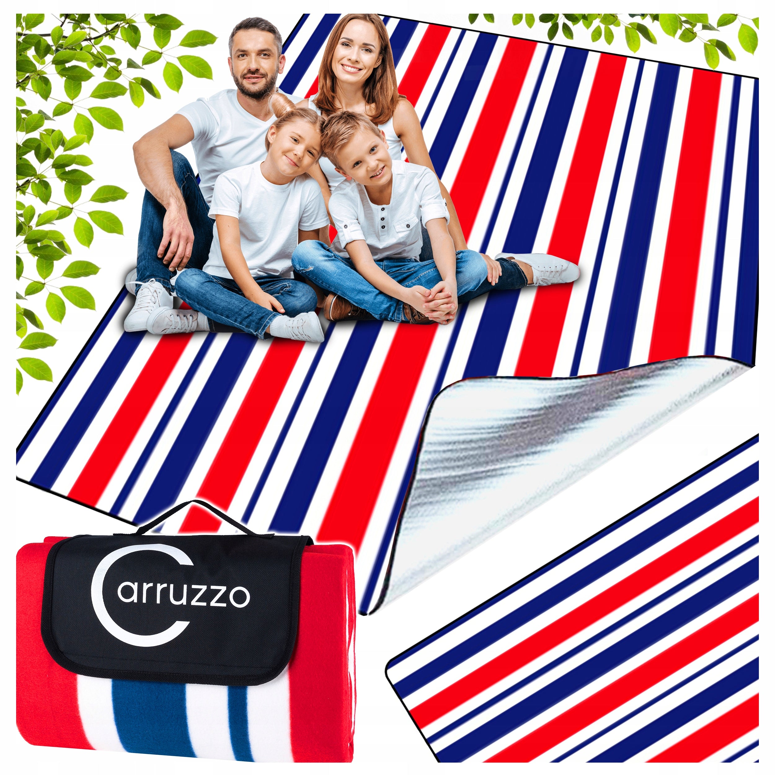 PICNIC MAT Garden Beach BLANKET FOLDING Mega Large 300x200cm INSULATION