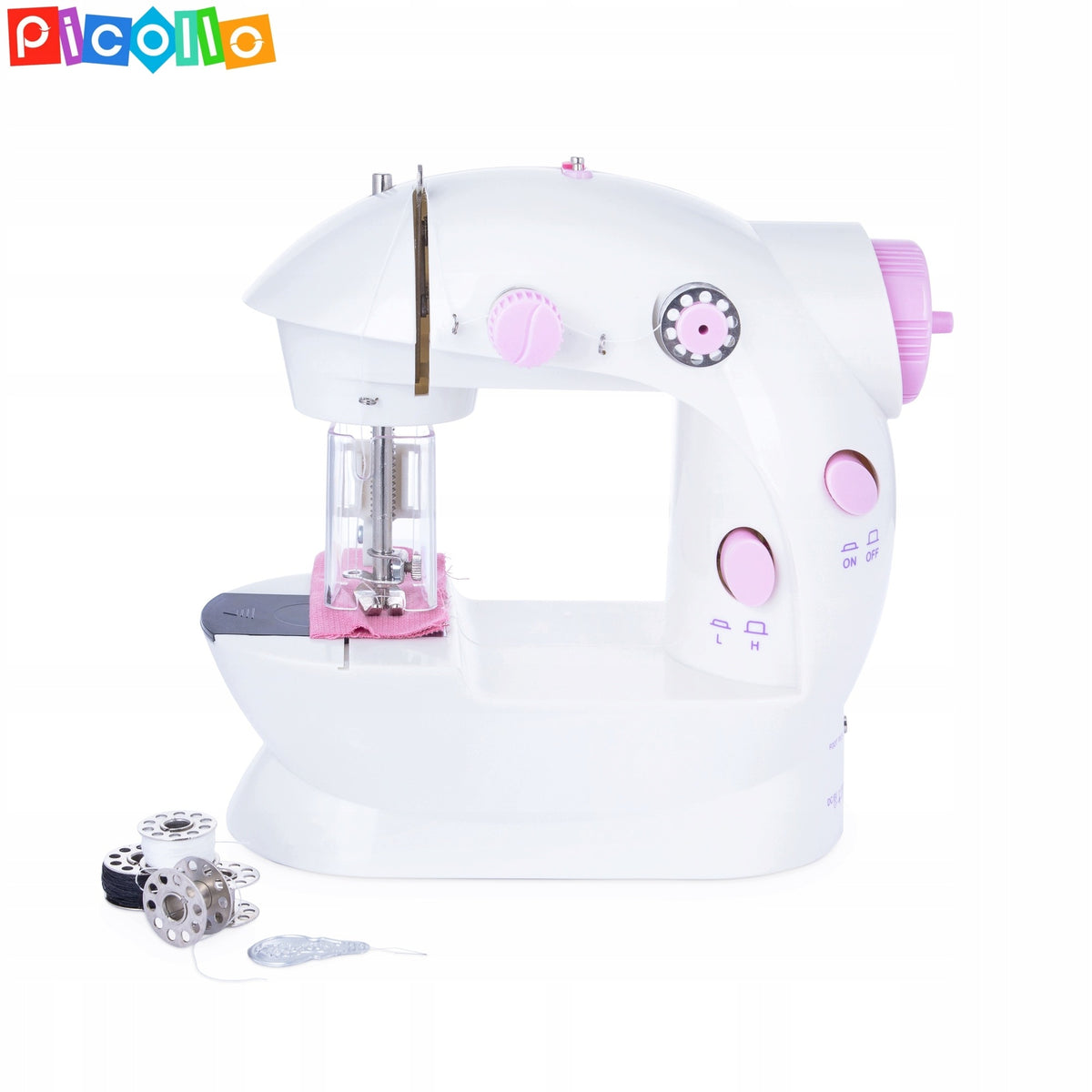 PICOLLO DESIGNER EDUCATIONAL TOY SEWING MACHINE CHILDREN WHITE Brand Picollo
