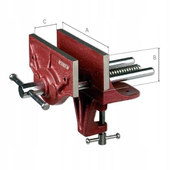 PIHER Portable carpentry vise 15 cm H=5,5 cm I=12 cm P54004 Brand Piher
