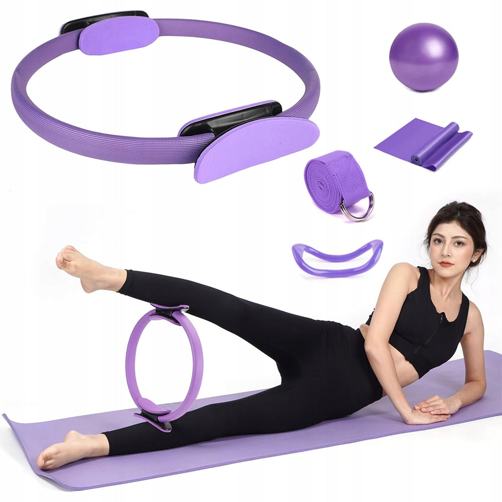 PILATES SET 5 PARTS WITH BALL FOR EXERCISE AND BODY SHAPING