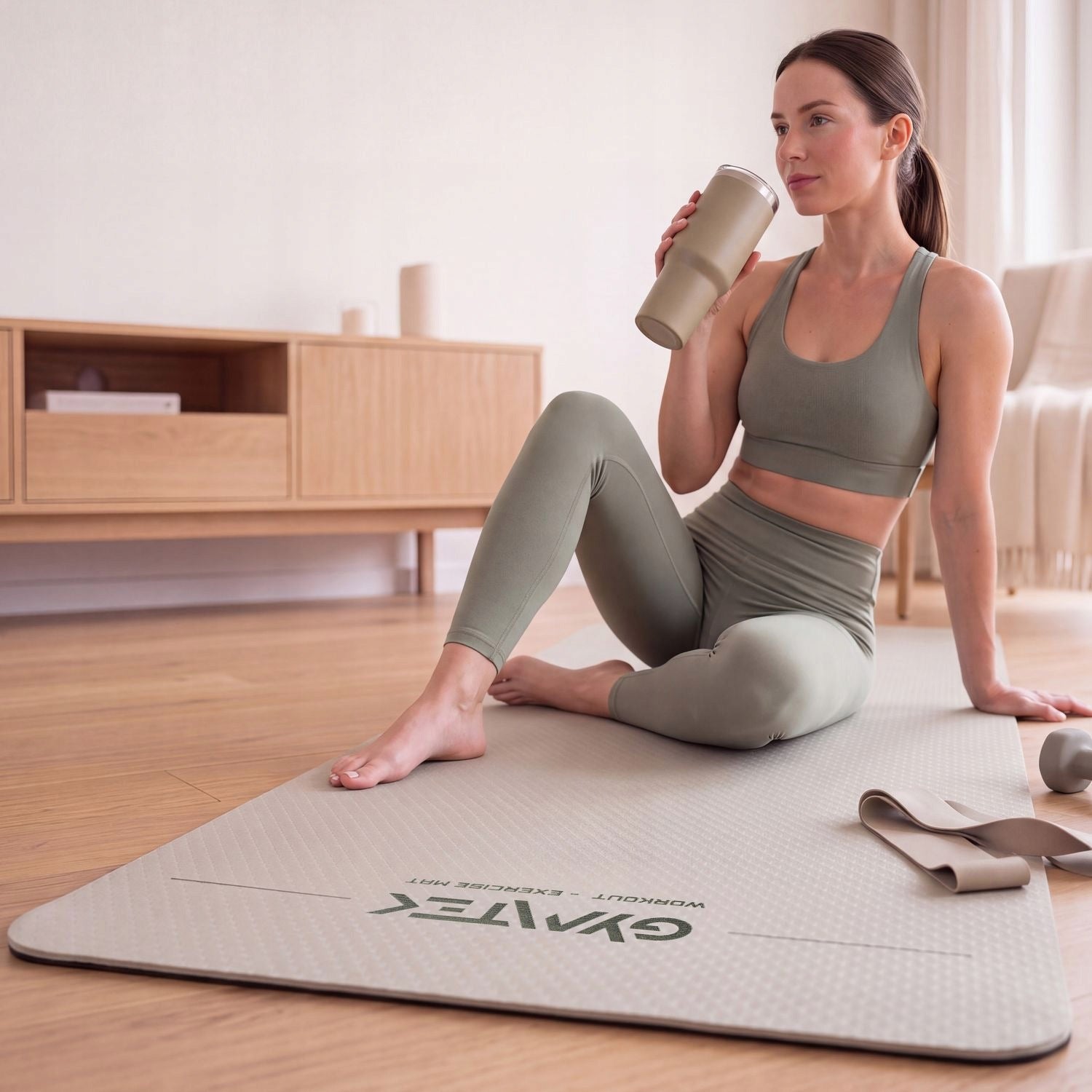 PILATES YOGA EXERCISE MAT GYMNASTIC MAT TPE 0,6CM GYMTEK Brand Gymtek