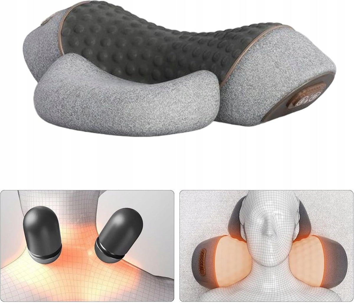 PILLOW MASSAGER FOR SHIATSU NECK BACK USB