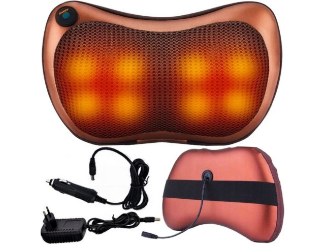 PILLOW SHIATSU MASSAGER MASSAGING BACK BODY NECK