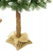 PINE TRUNK STAND FOR CHRISTMAS TREE Jute included freebie