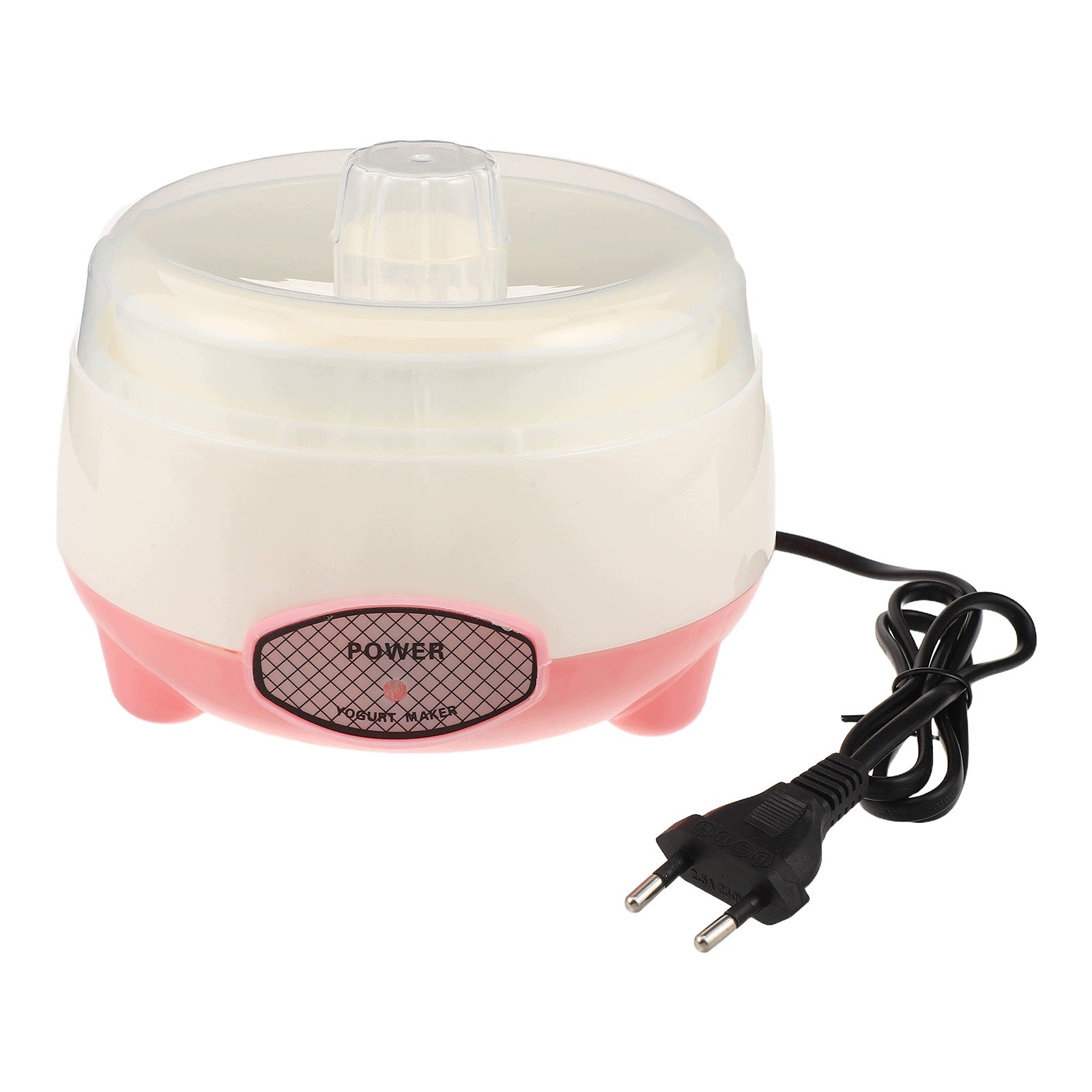 PINK STAINLESS STEEL AUTOMATIC YOGURT MAKER FOR PRECISE HOME FERMENTATION Dominant color pink