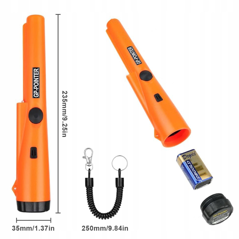 PINPOINTER METAL DETECTOR, WATERPROOF MANUAL PINPOINTER INDICATOR Packaging status original