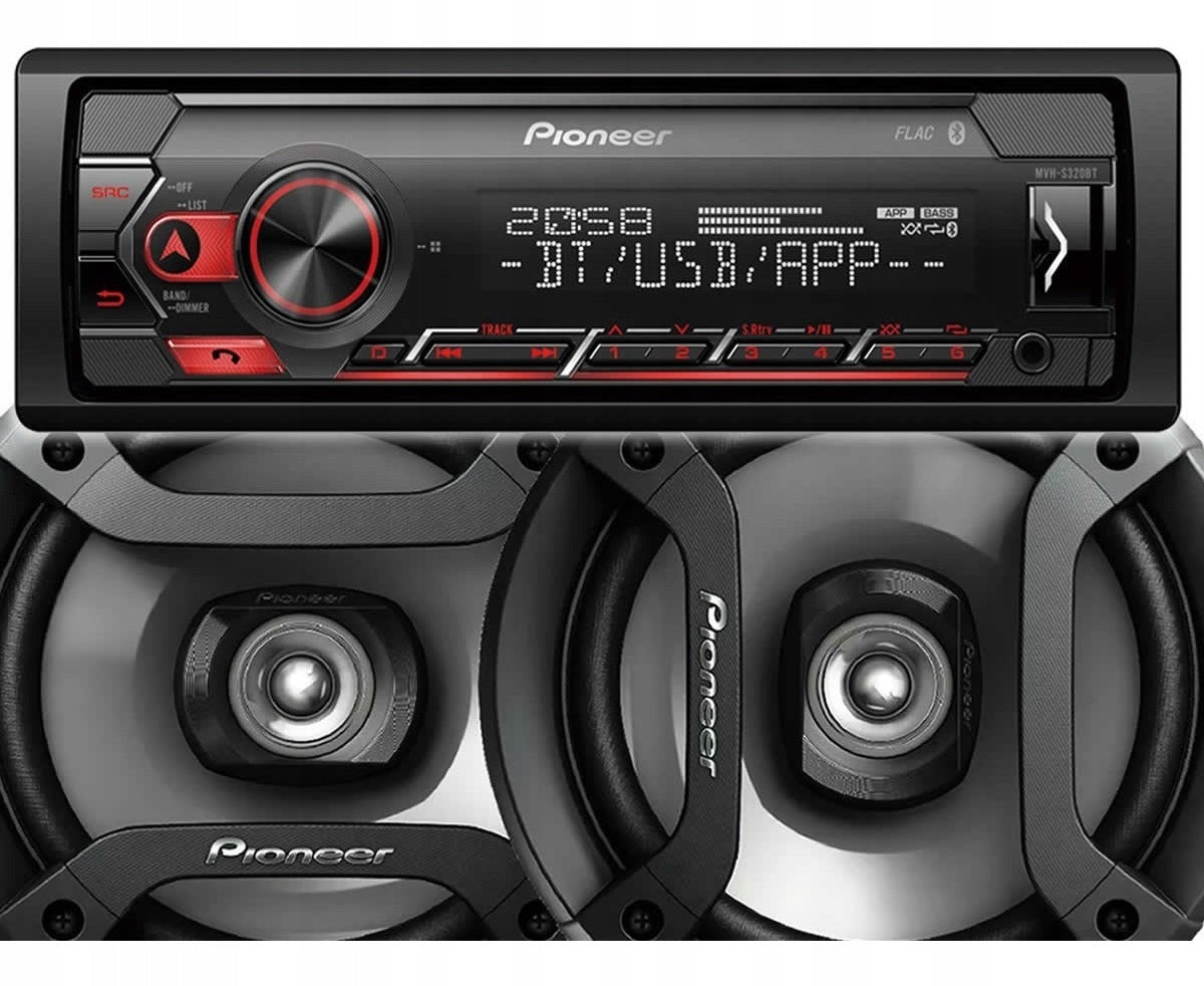 PIONEER MVH-S320BT Car Stereo Receiver - USB, Bluetooth, Spotify, MP3 Brand Pioneer